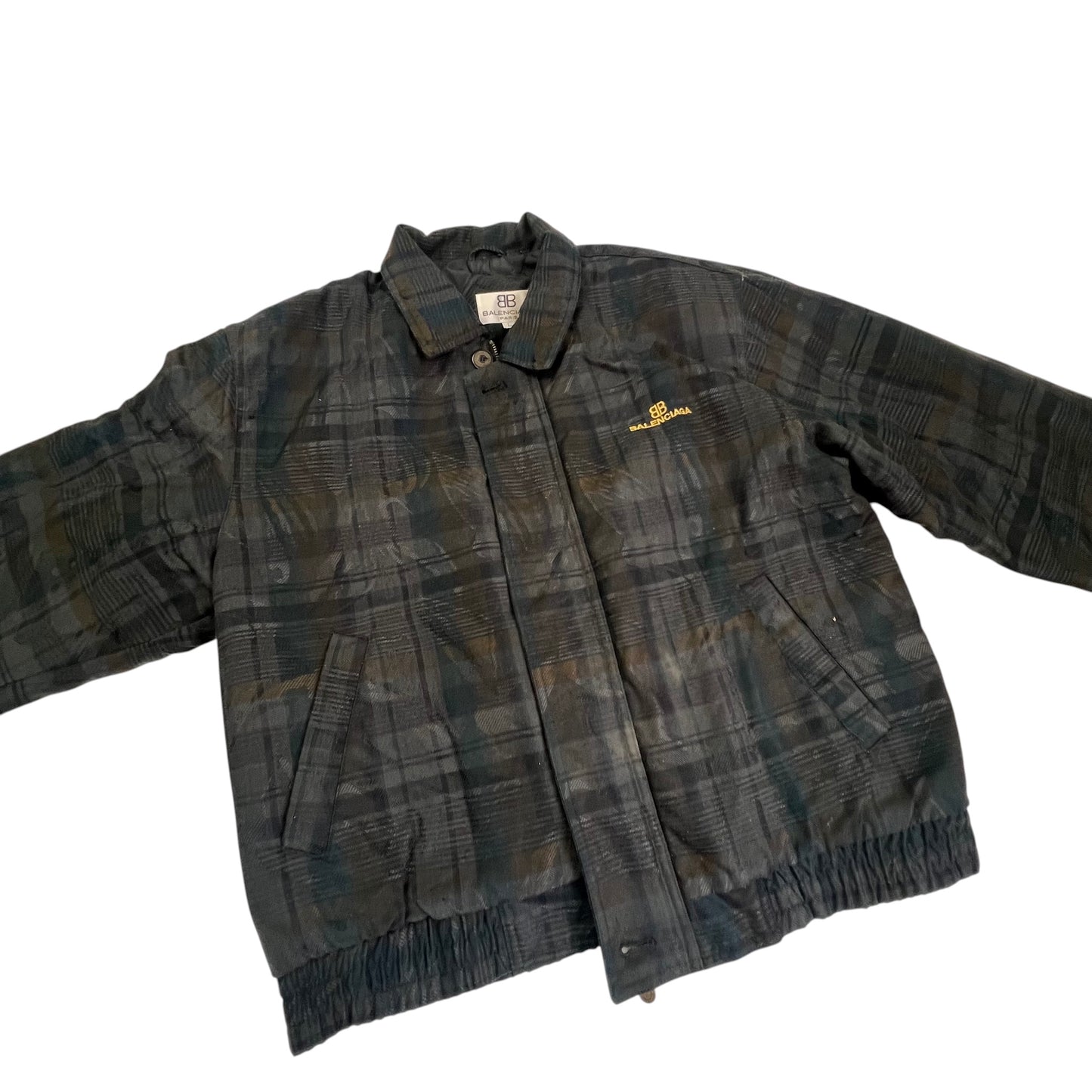 Vintage Balenciaga Paris Windbreaker Bomber Jacket - L