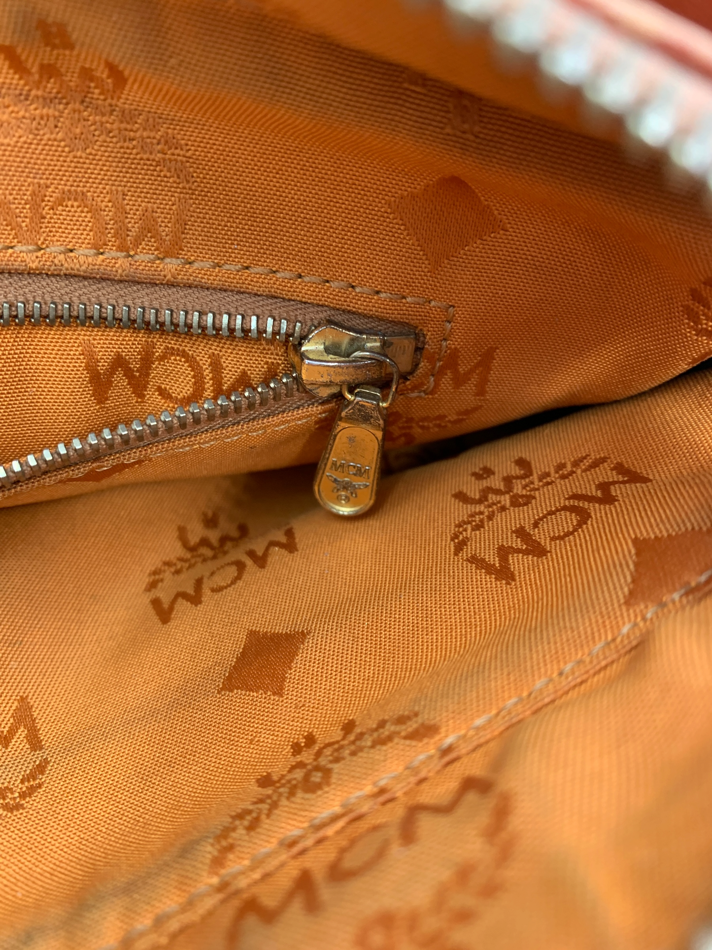 80s MCM Tote Shopper Mini Handle Bag