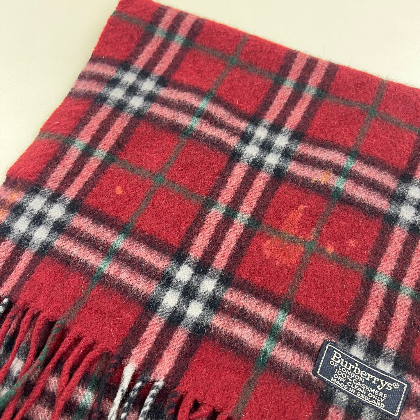 Burberry Scarf Cashmere Kashmir Muffler Schal