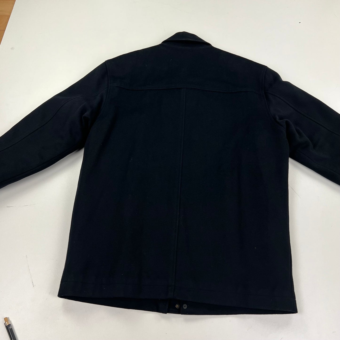 YSL Yves Saint Laurent Wool Fleece Coat Harrington Jacket - L