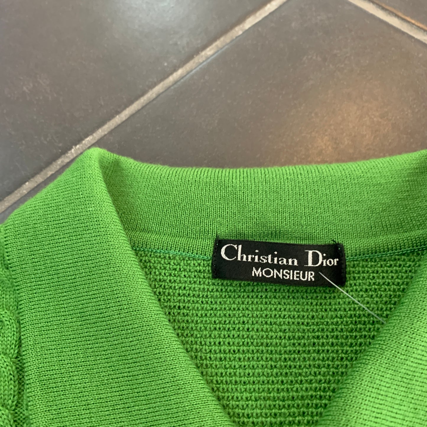Vintage Christian Dior Monsieur Knit Polo Shirt / Sweater