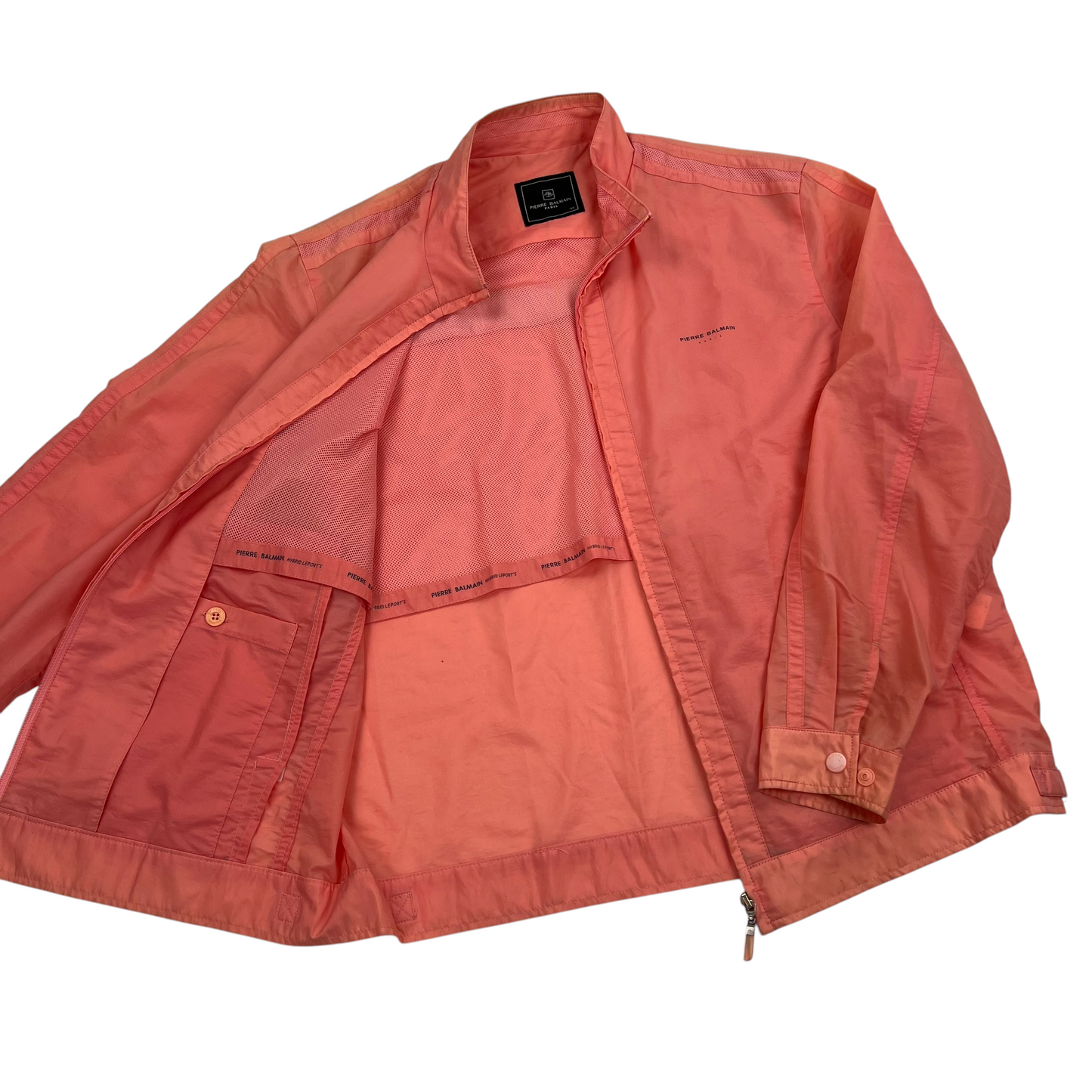 Balmain Sports Gold Light Windbreaker Peach - M