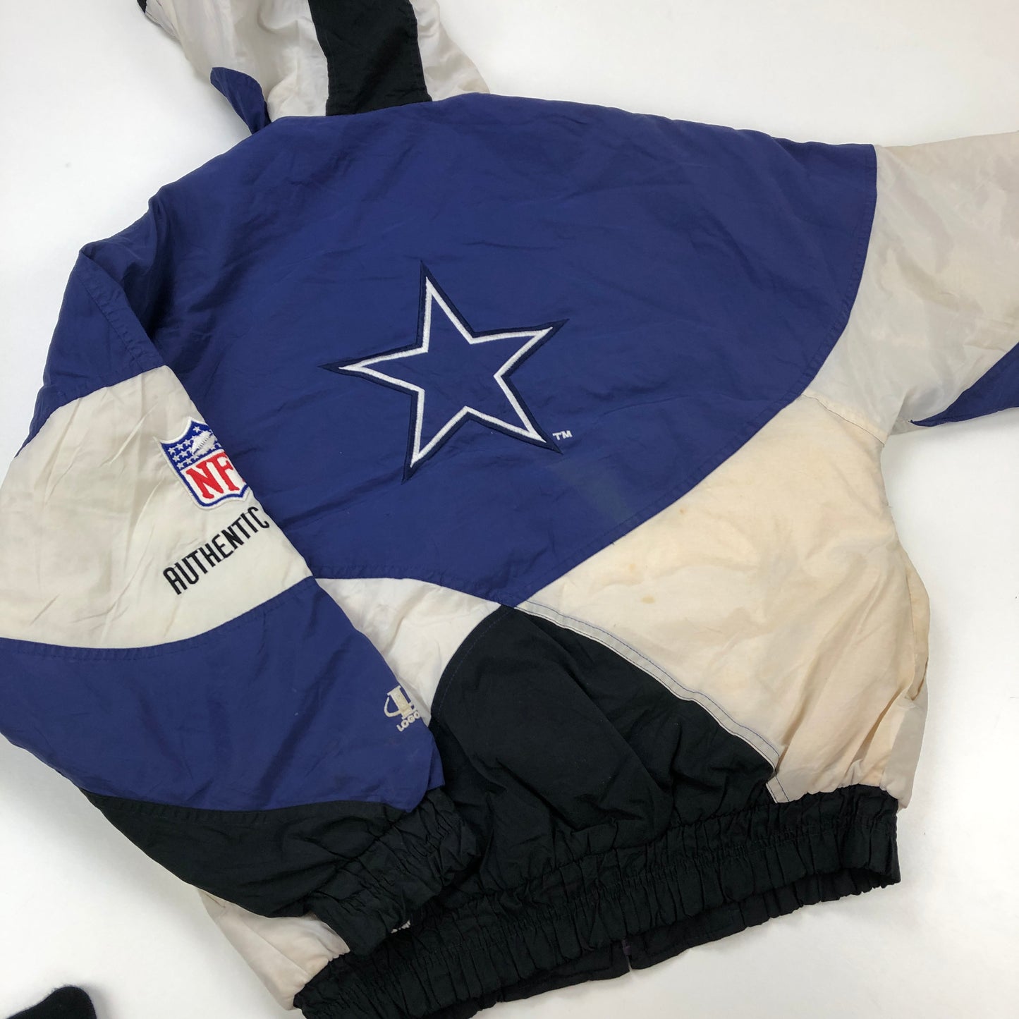 NFL Pro Line Dallas Cowboys Parker Jacket Hooded Outdoor Coat - M