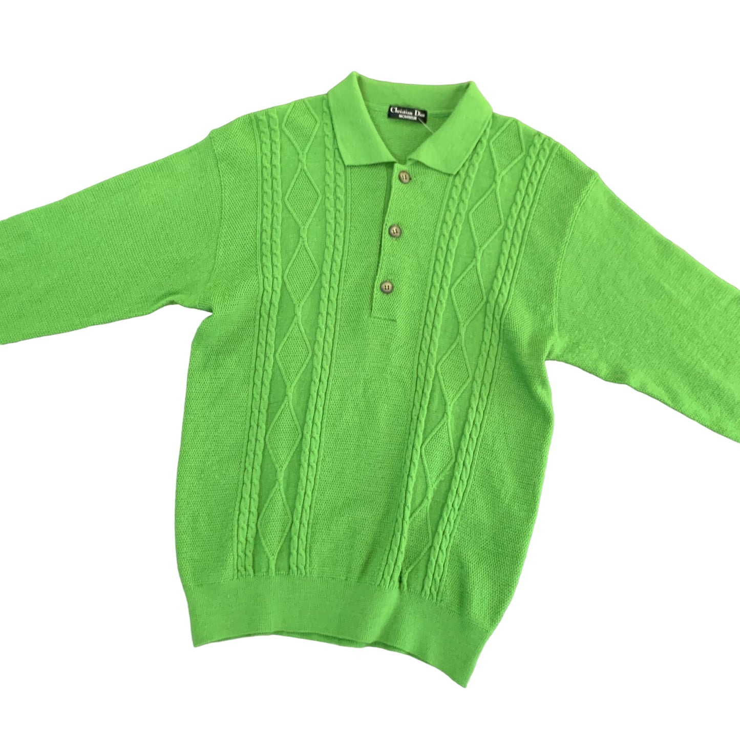 Vintage Christian Dior Monsieur Knit Polo Shirt / Sweater