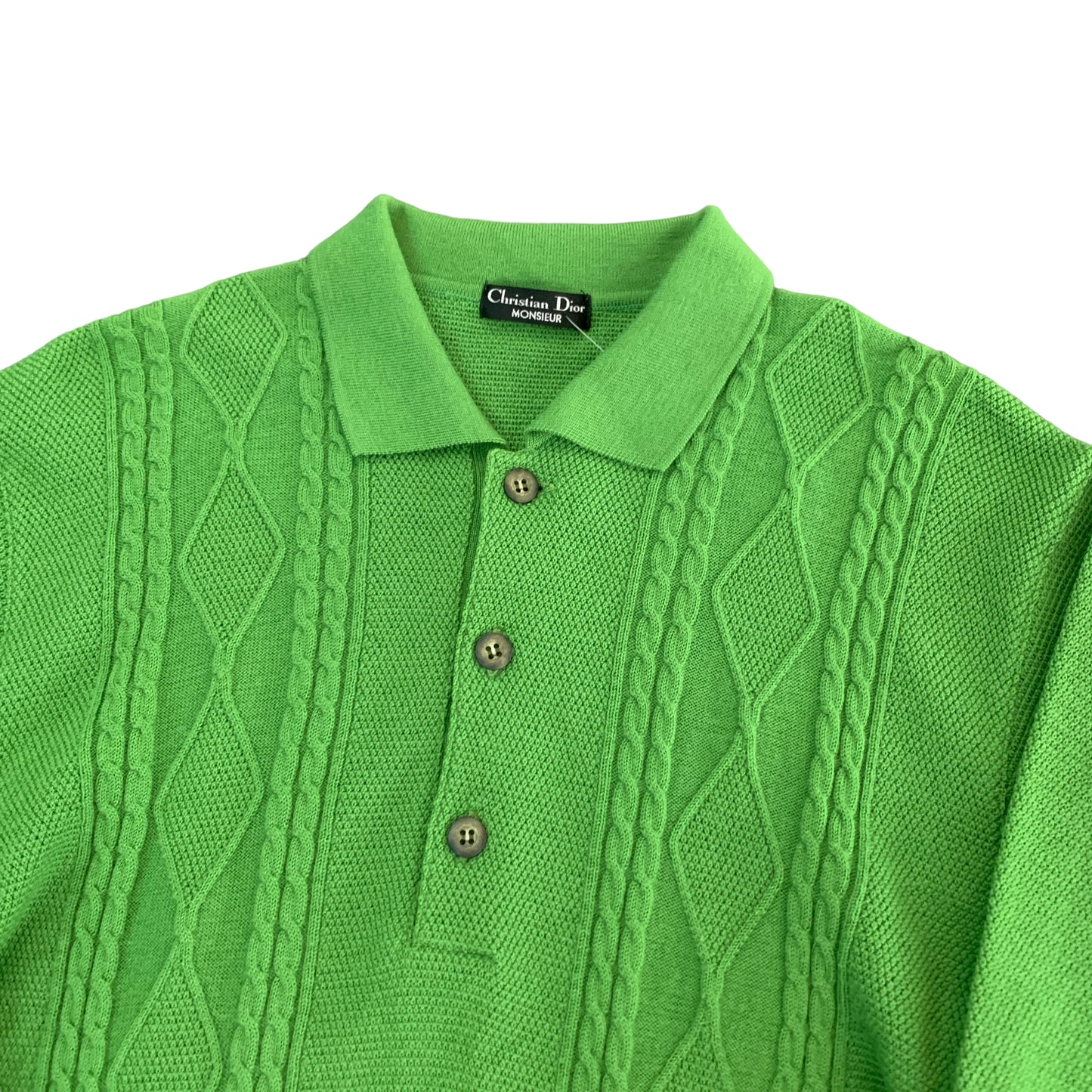 Vintage Christian Dior Monsieur Knit Polo Shirt / Sweater