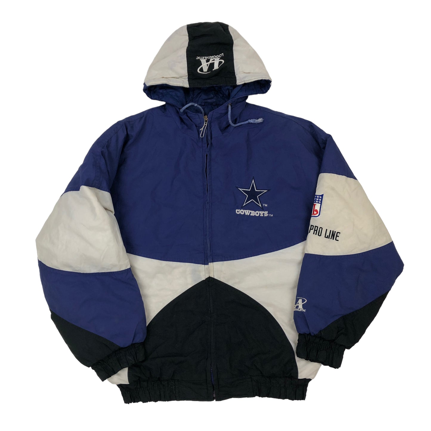 NFL Pro Line Dallas Cowboys Parker Jacket Hooded Outdoor Coat - M