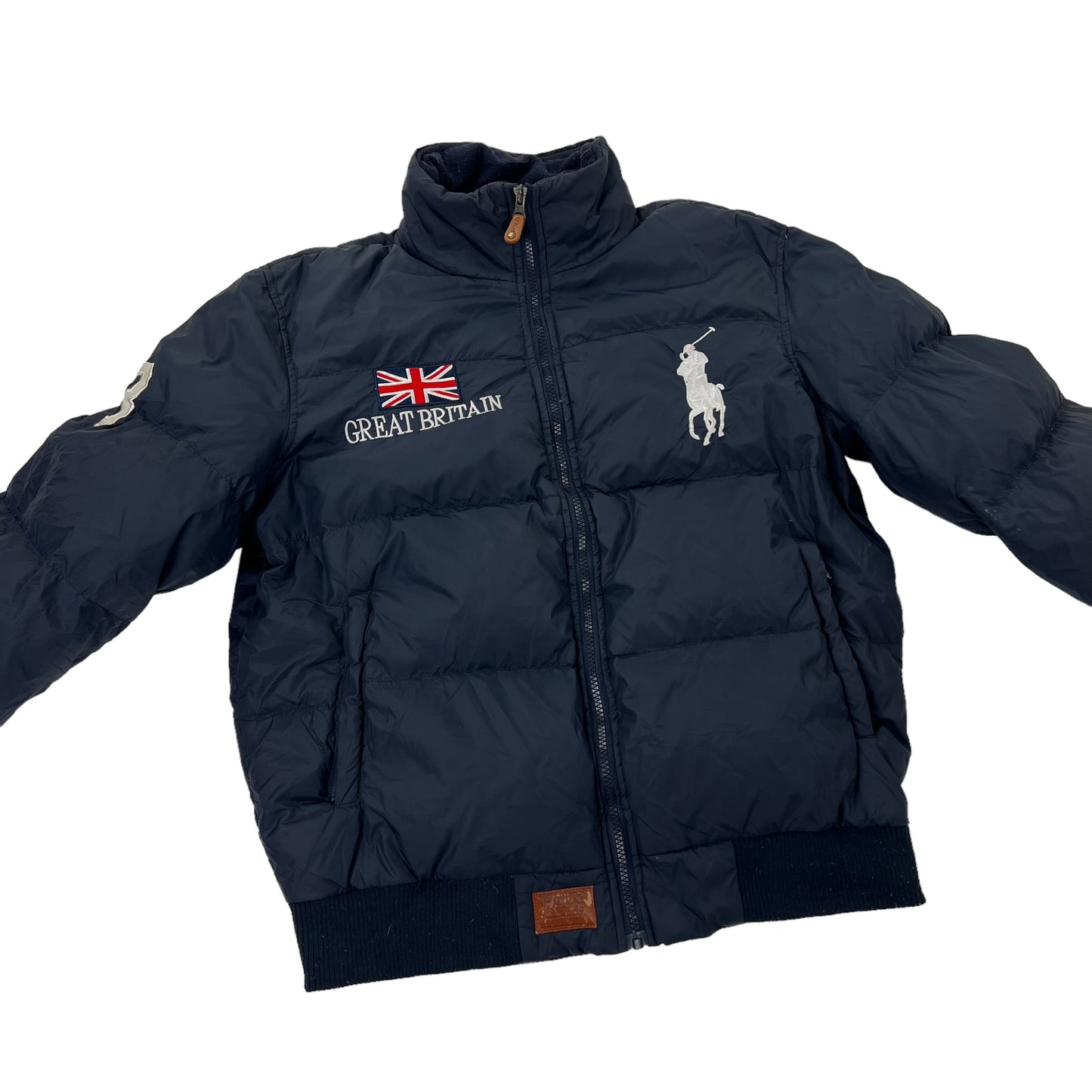 Ralph Lauren Great Britain Jacket Big Pony Puffer - L