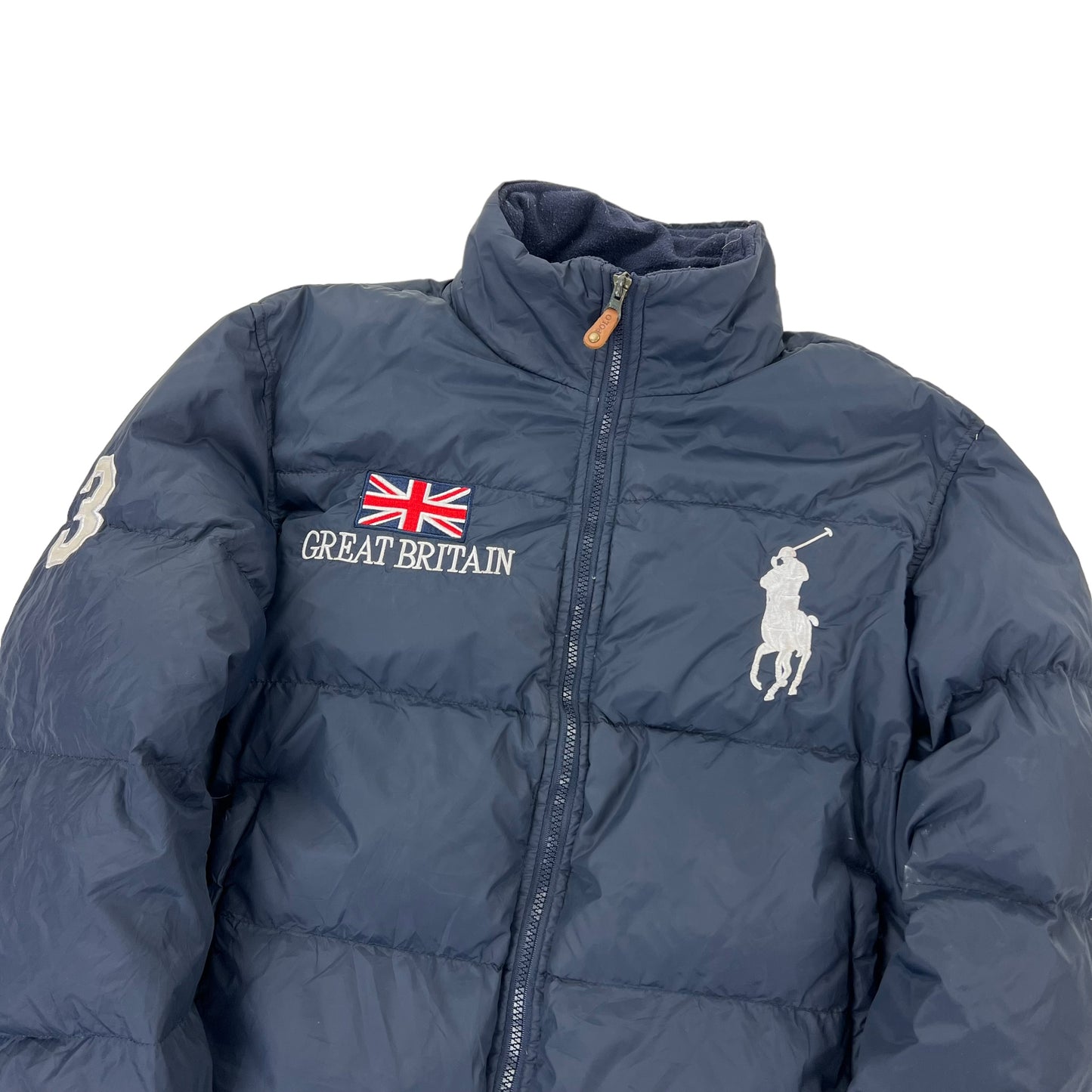 Ralph Lauren Great Britain Jacket Big Pony Puffer - L
