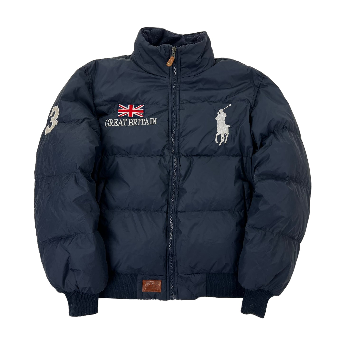 Ralph Lauren Great Britain Jacket Big Pony Puffer - L