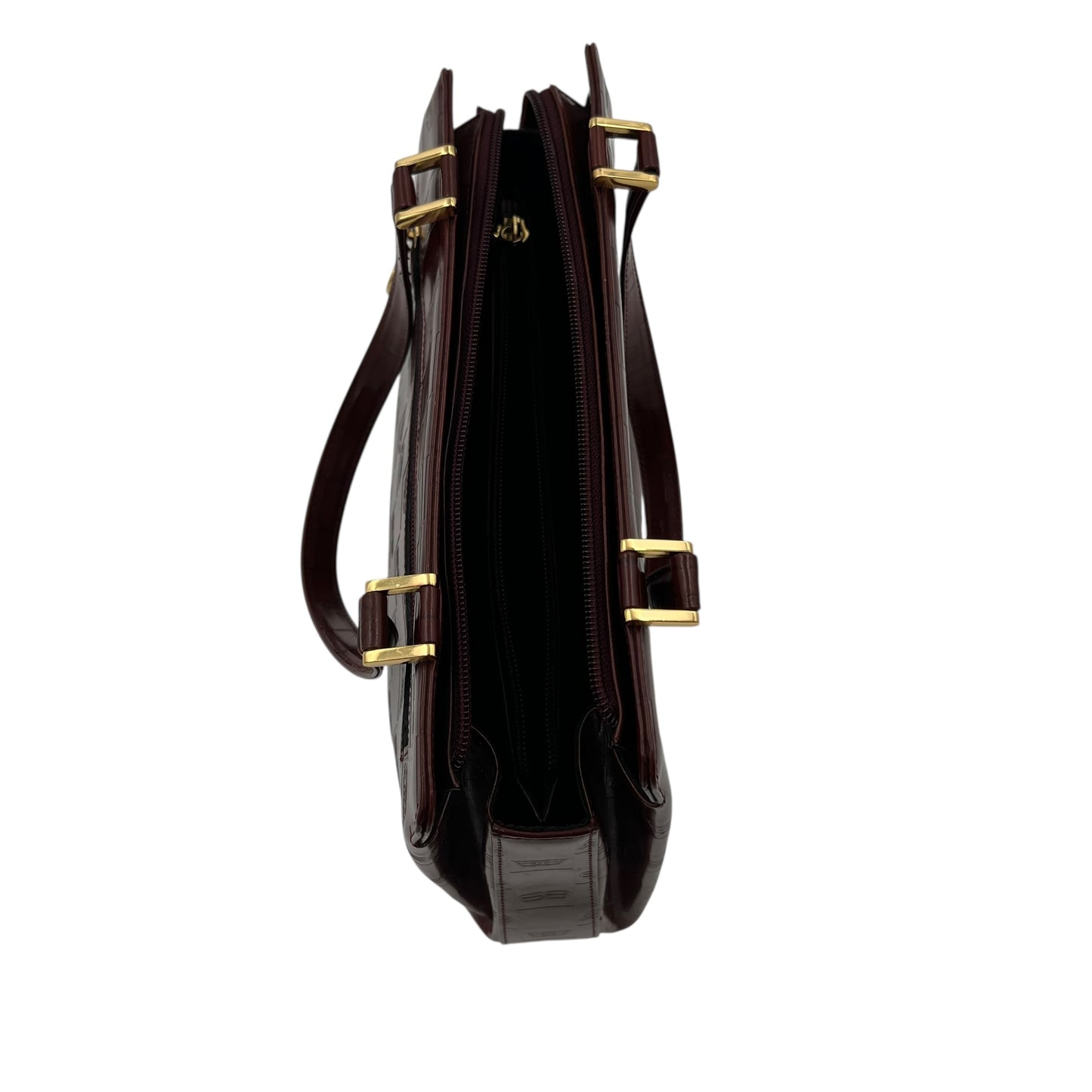 Vintage Balenciaga Paris Burgundy Bag Handle Handtasche