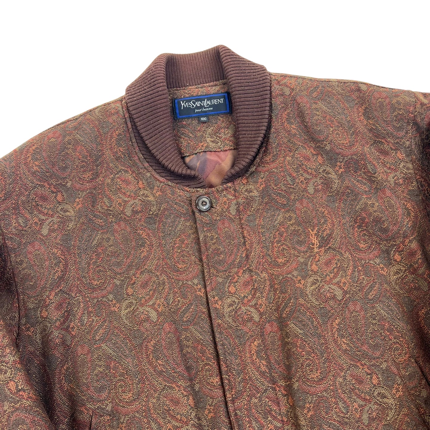 Yves Saint Laurent Harrington Windbreaker Outdoor Jacket - L