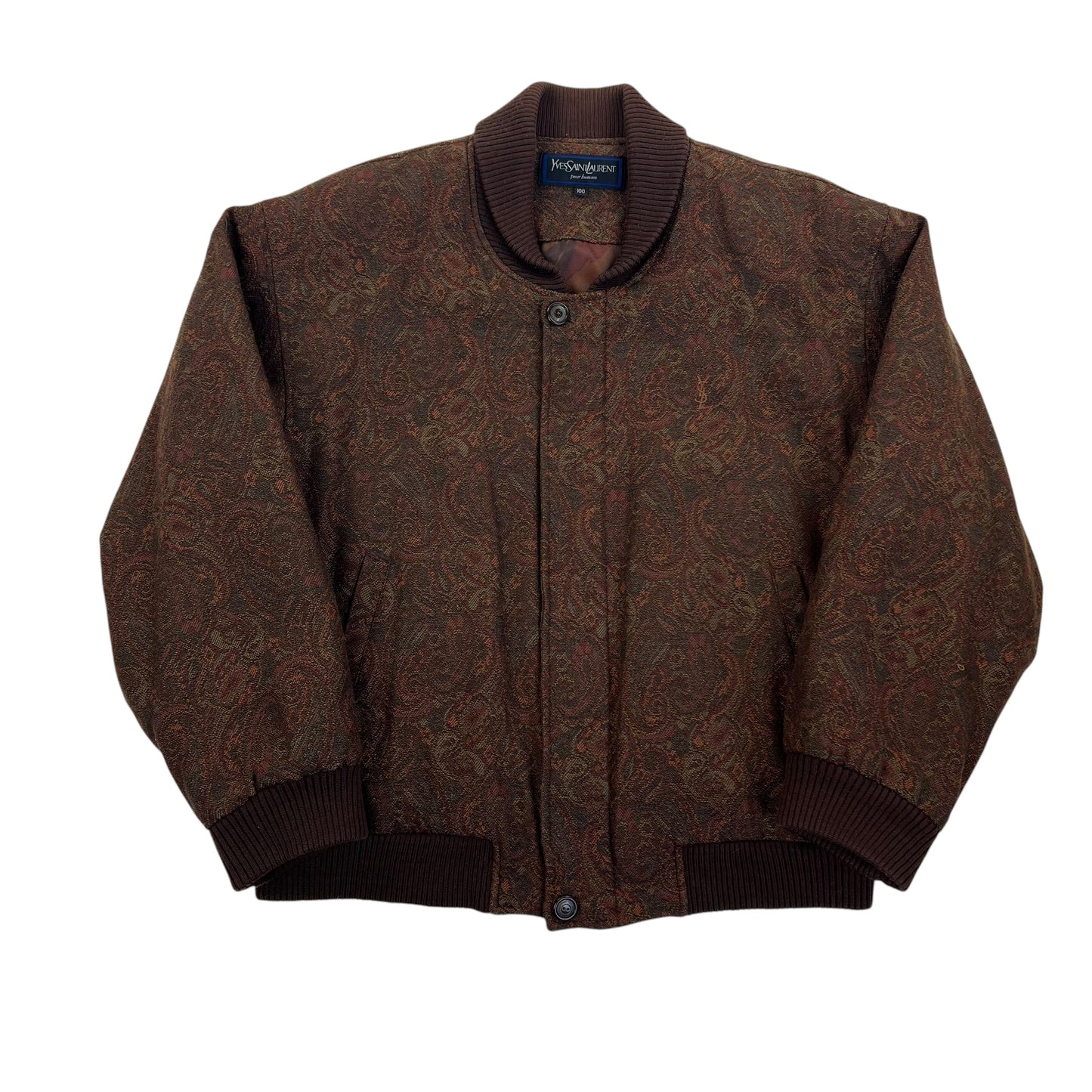 Yves Saint Laurent Harrington Windbreaker Outdoor Jacket - L