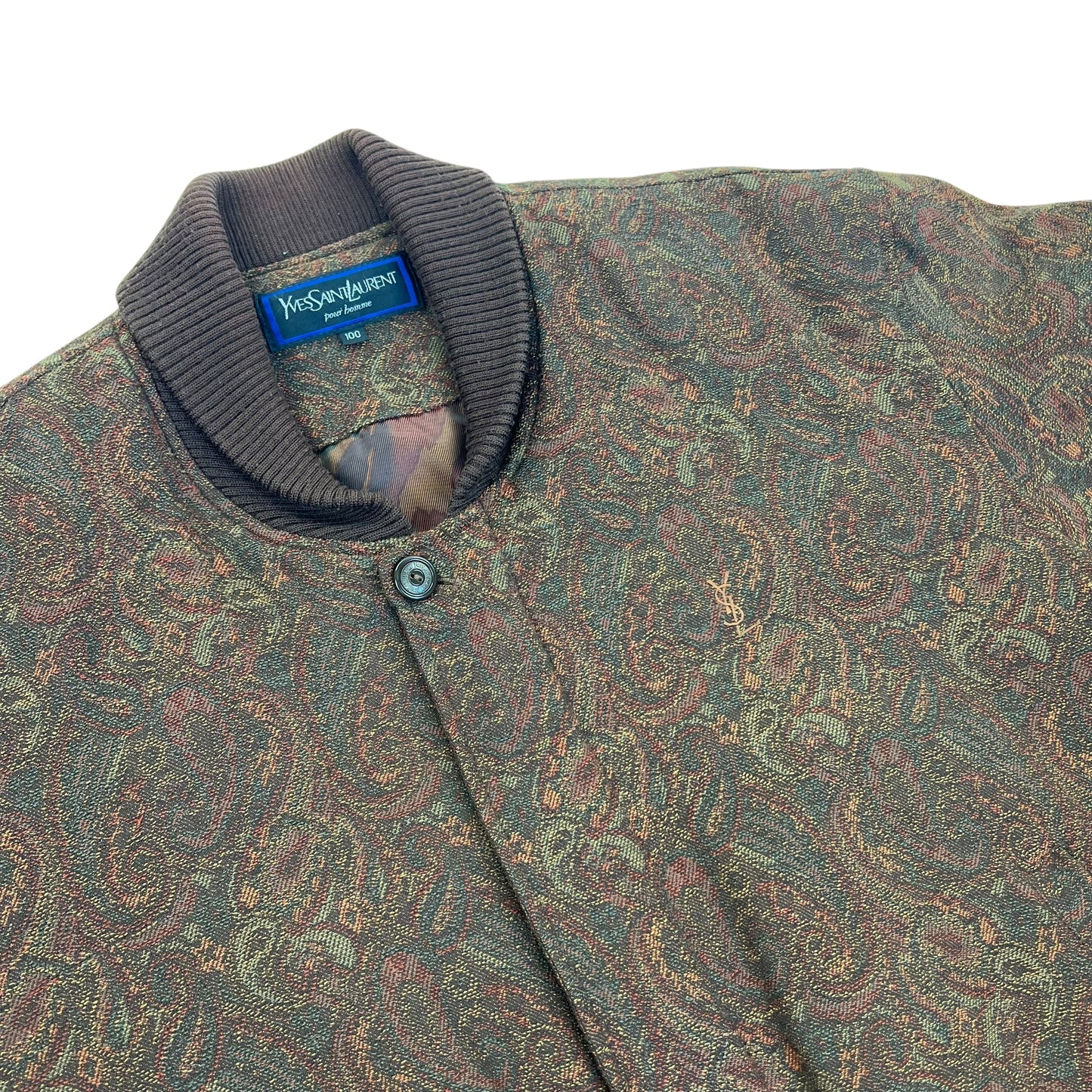 Yves Saint Laurent Harrington Windbreaker Outdoor Jacket - L