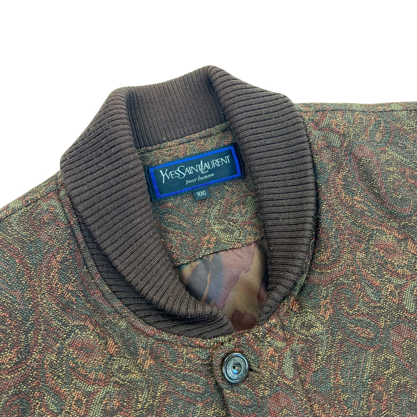 Yves Saint Laurent Harrington Windbreaker Outdoor Jacket - L