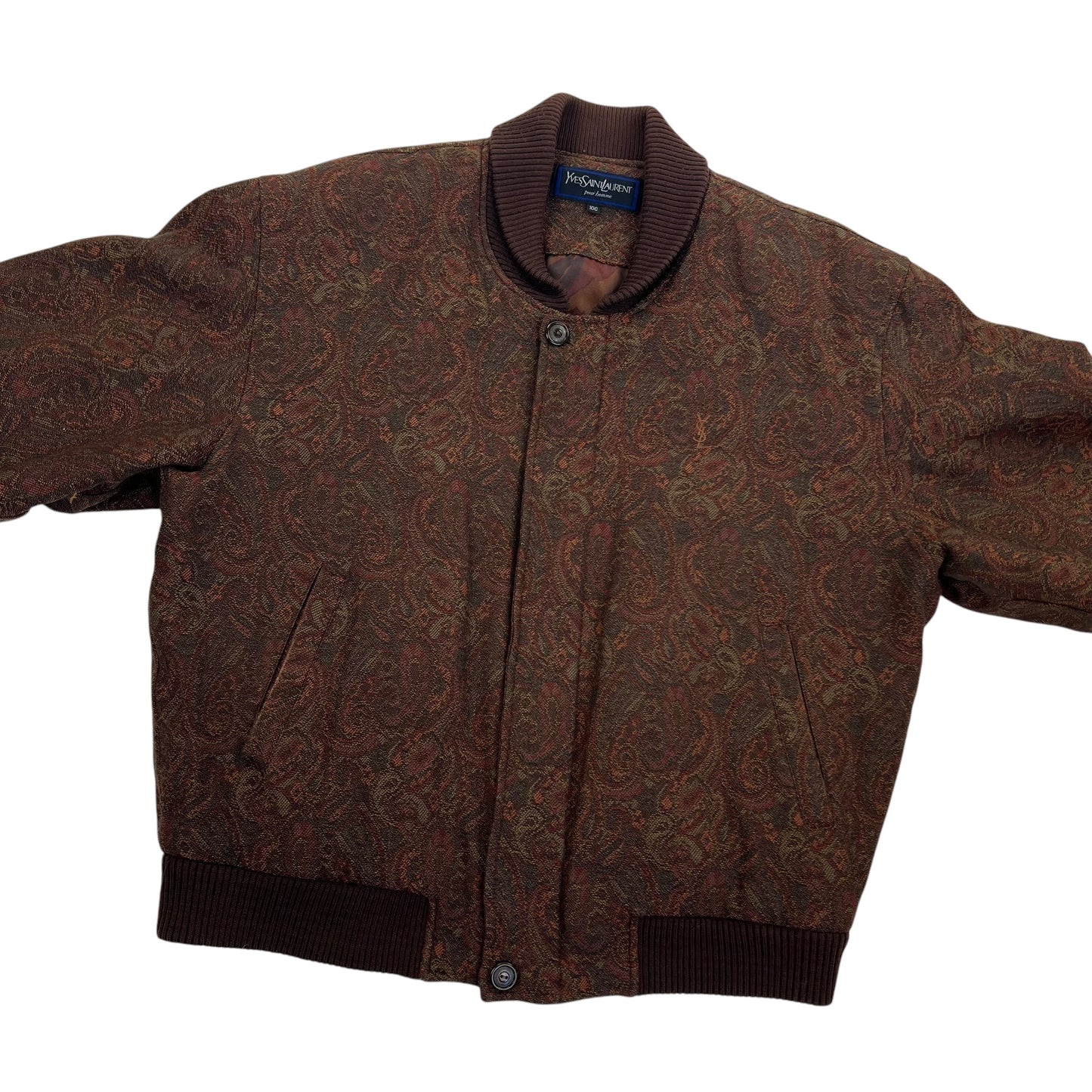 Yves Saint Laurent Harrington Windbreaker Outdoor Jacket - L