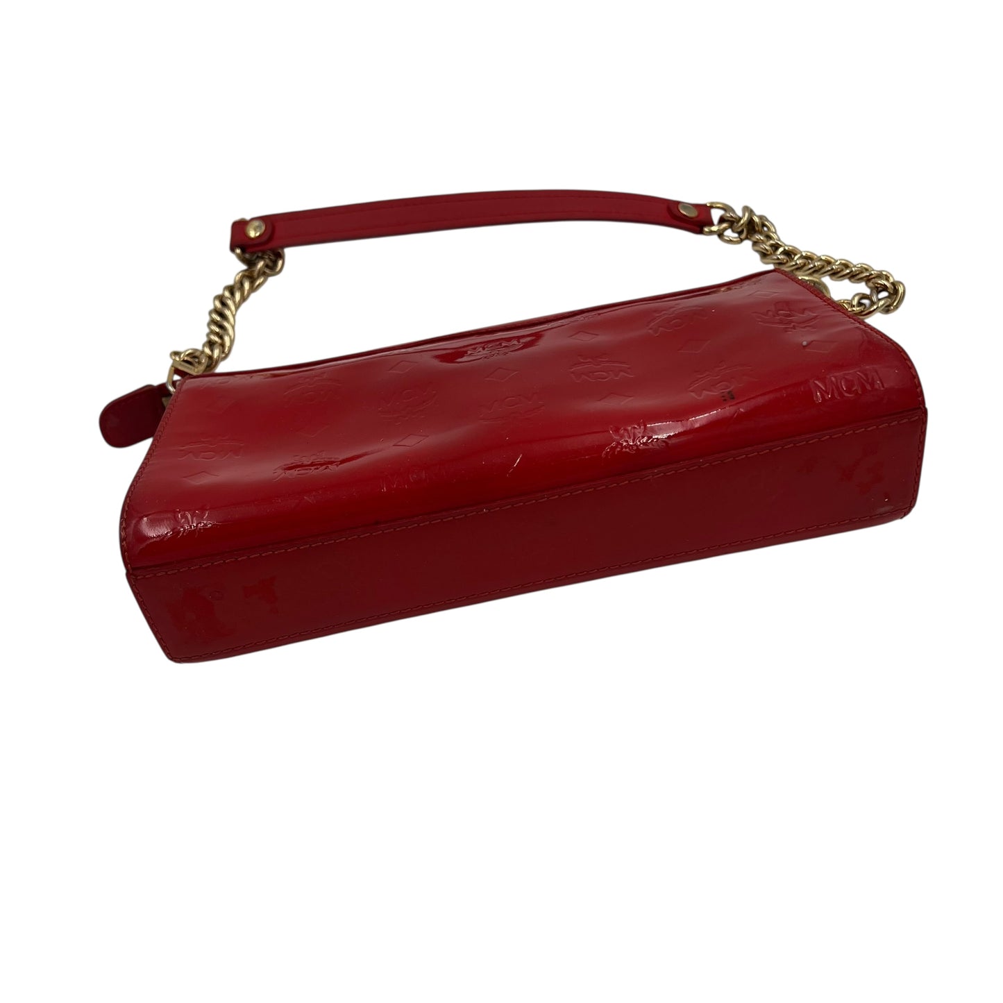 MCM Mini Visetos Evening Handle Bag Handtasche