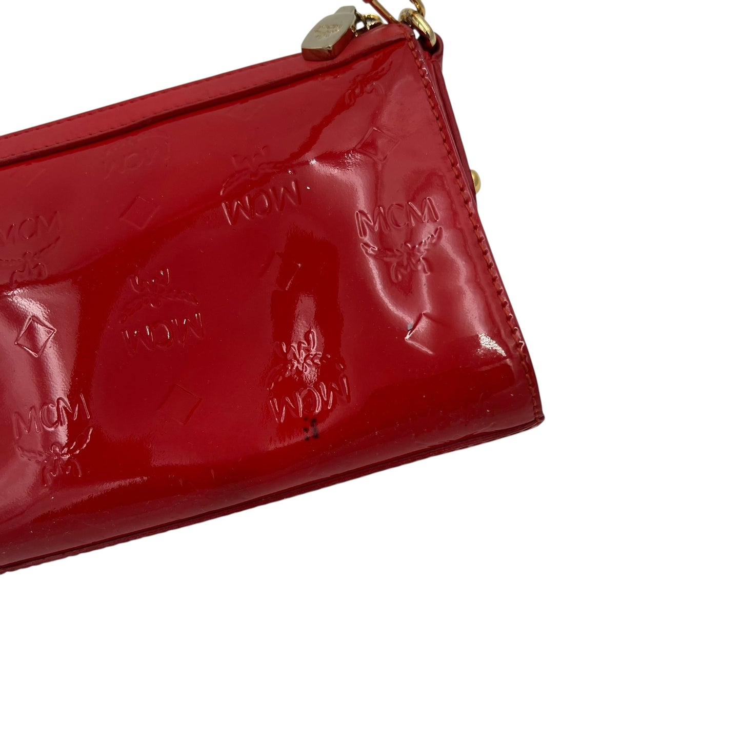 MCM Mini Visetos Evening Handle Bag Handtasche