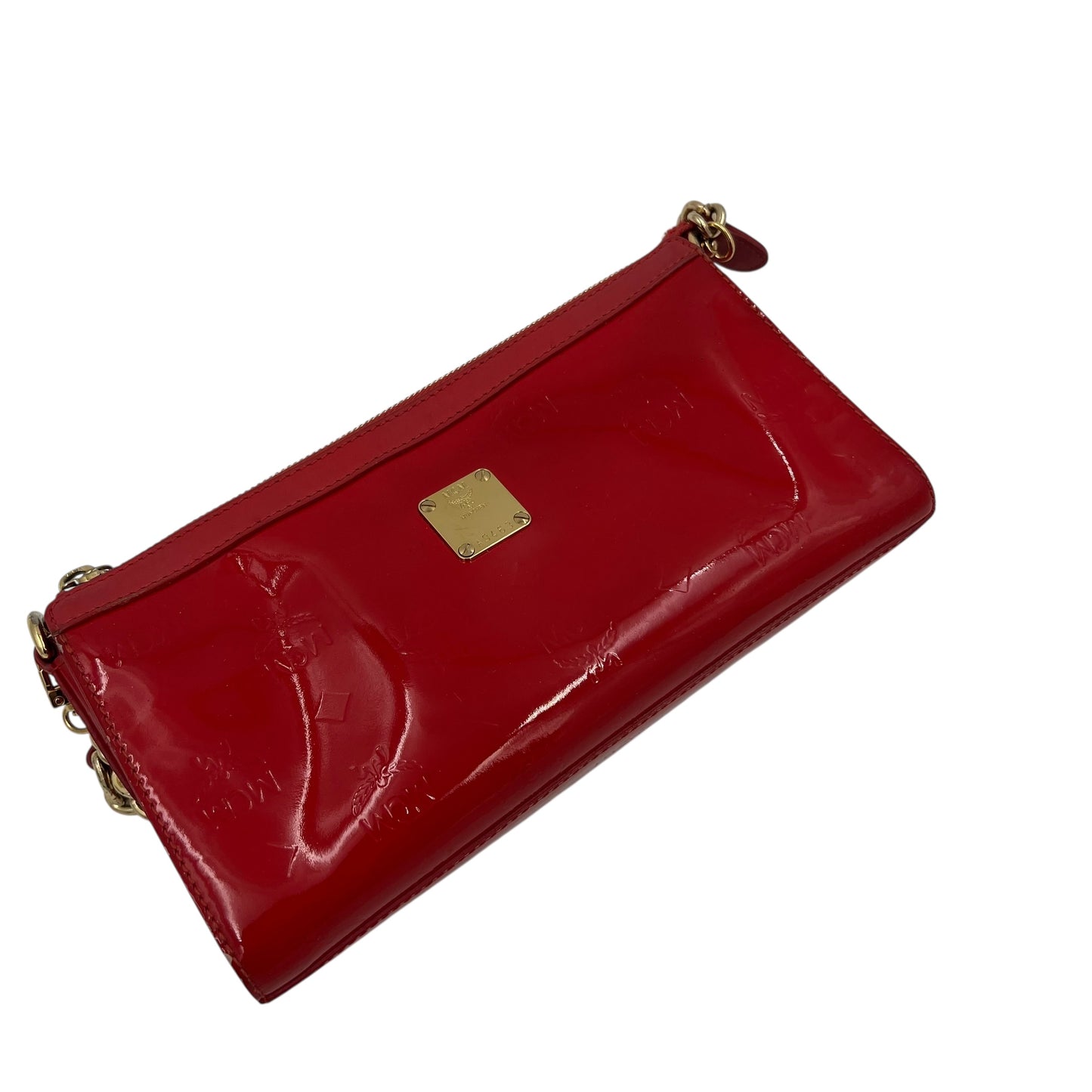MCM Mini Visetos Evening Handle Bag Handtasche