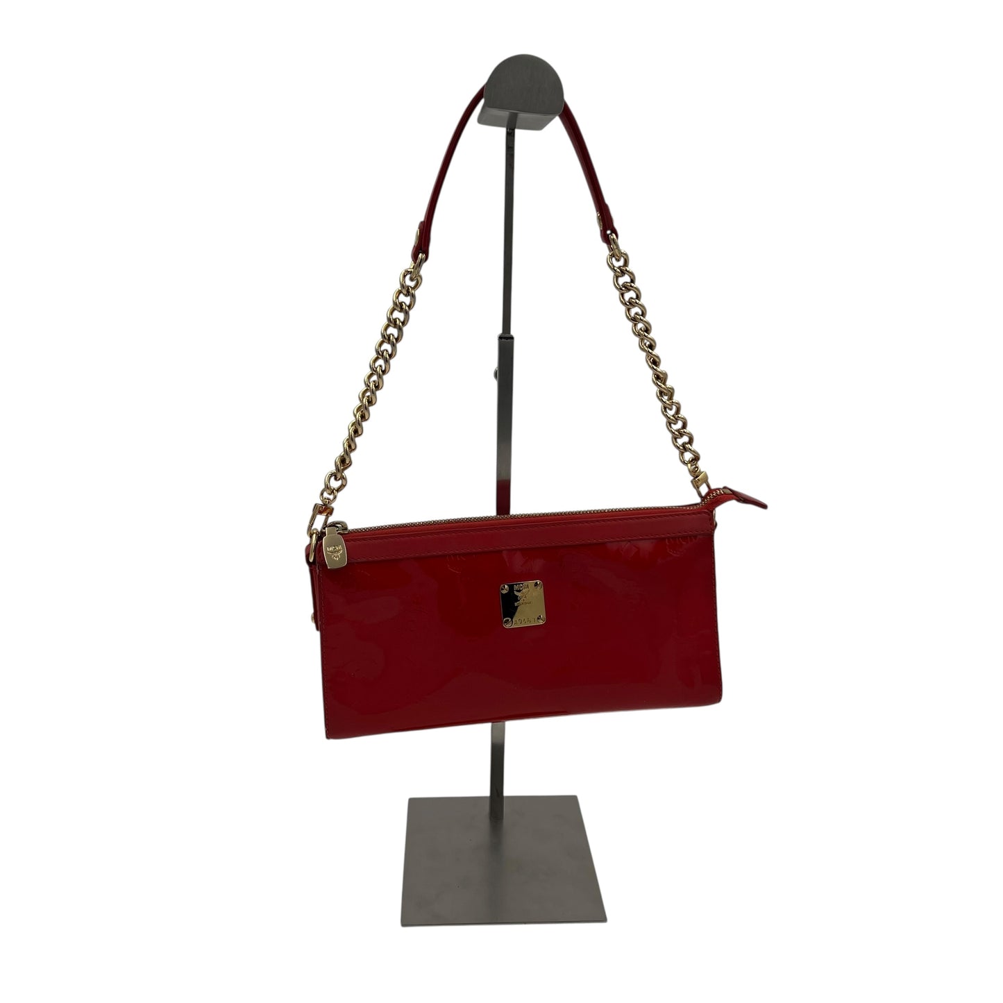 MCM Mini Visetos Evening Handle Bag Handtasche