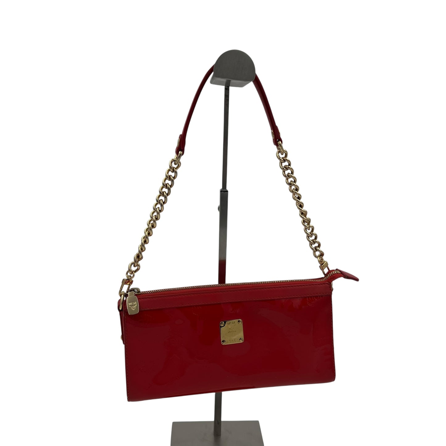 MCM Mini Visetos Evening Handle Bag Handtasche
