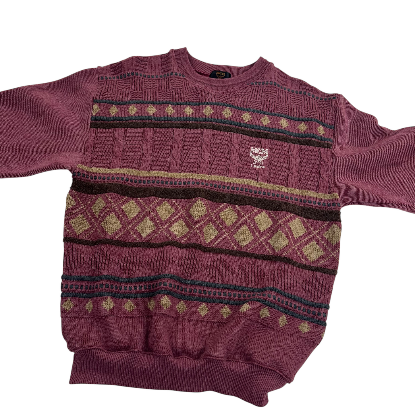MCM 80s Legere Japan Knit Sweater - L