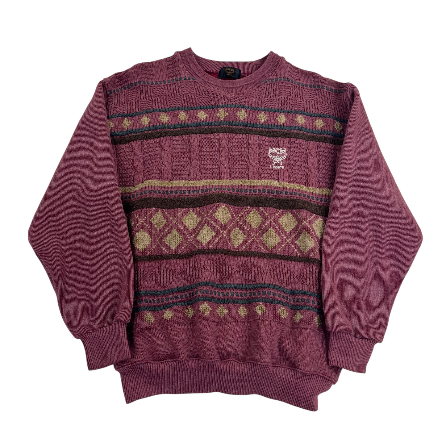 MCM 80s Legere Japan Knit Sweater - L