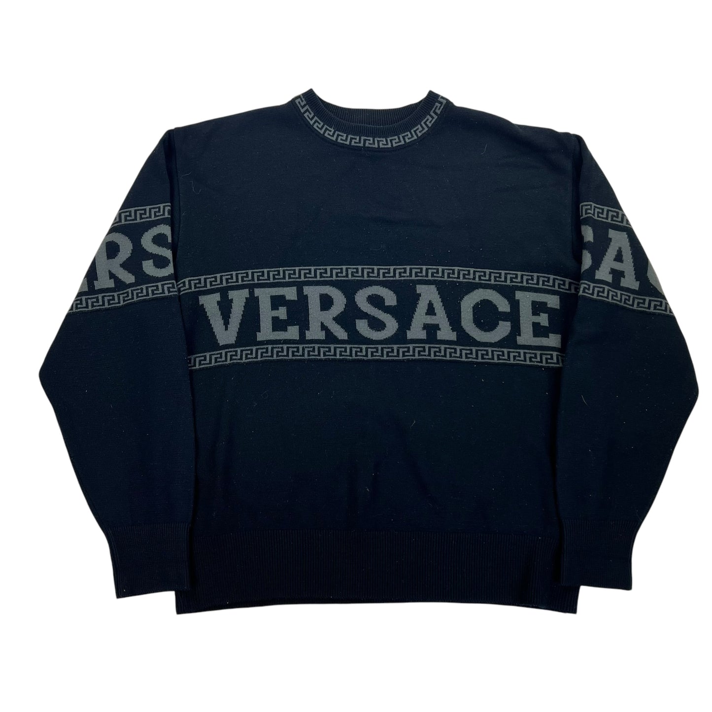 Vintage Gianni Versace Spellout Sweater - L