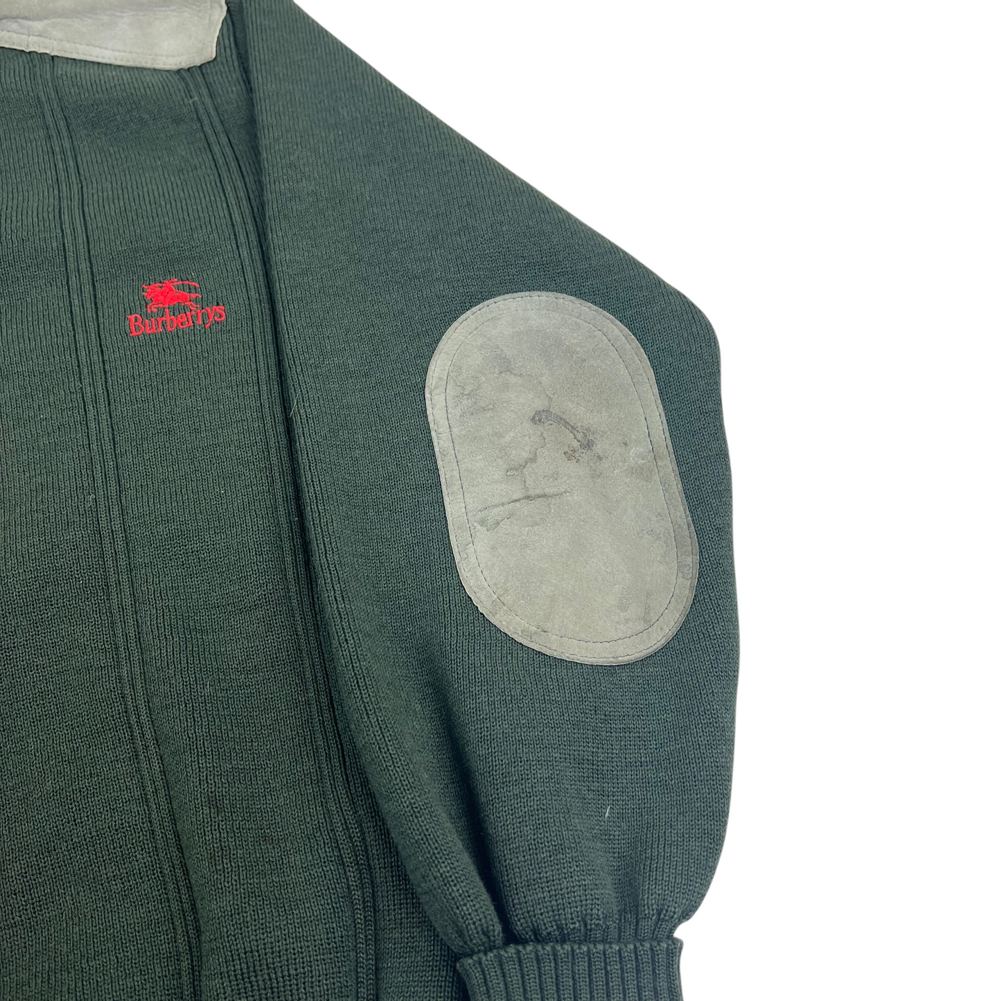 Burberry V-Neck Knit Sweater - XL