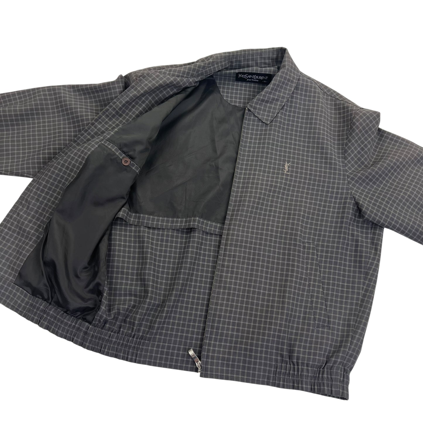 YSL Yves Saint Laurent Windbreaker Harrington Jacket - M
