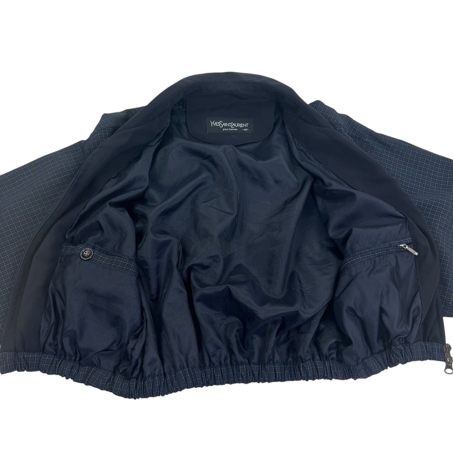 YSL Yves Saint Laurent Windbreaker Crop Top Jacket - Women S