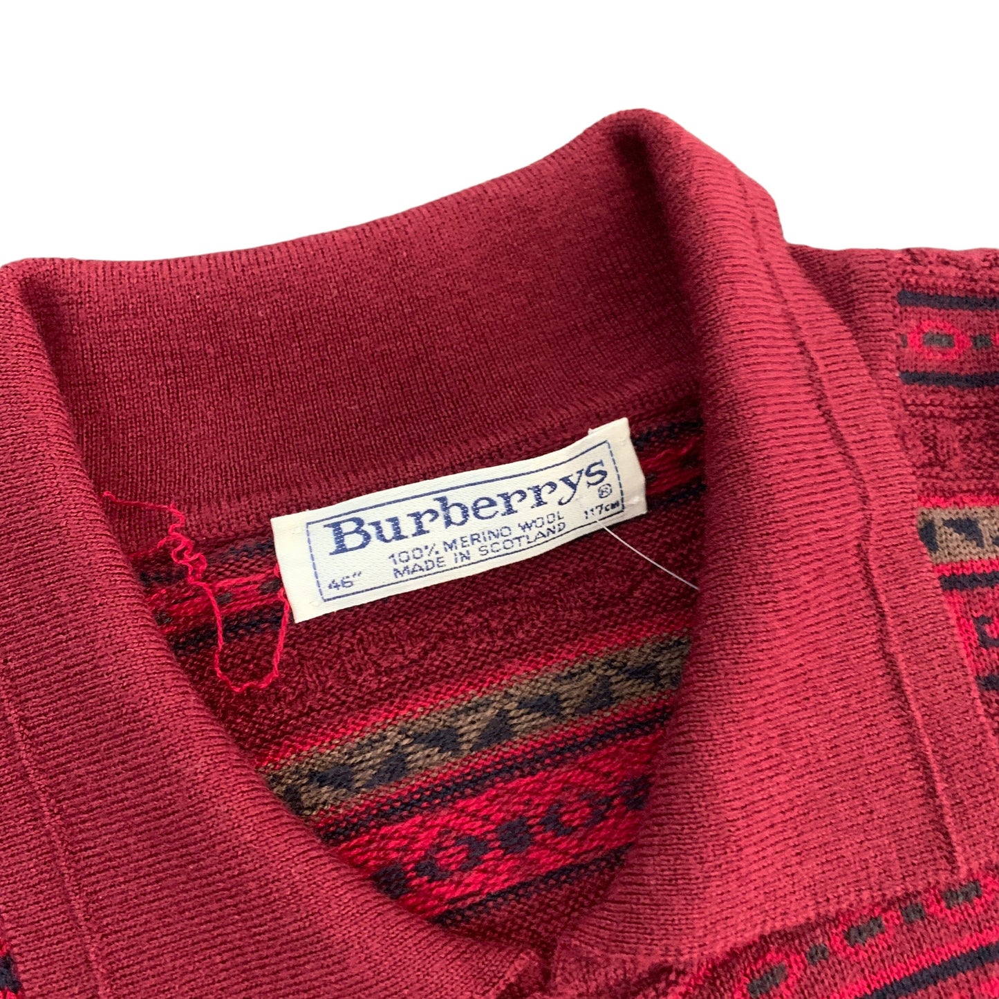 Burberry Knit Polo Shirt / Sweater - XL Burberry Burberry coat outerwear pufferseason second hand vintage shop österreich germany deutschland angebot daunenjacke winterjacke jacke