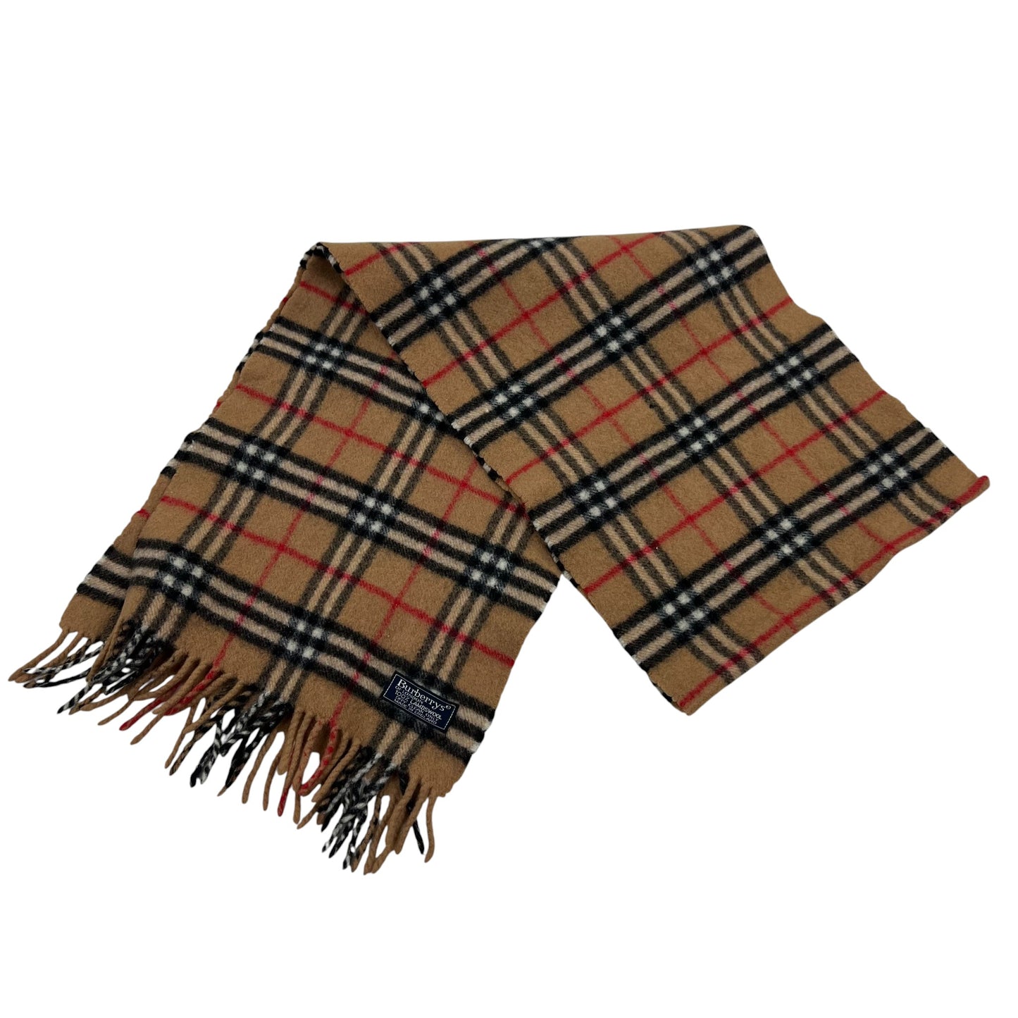 Burberry London Lambswool Wool Scarf Schal Muffler