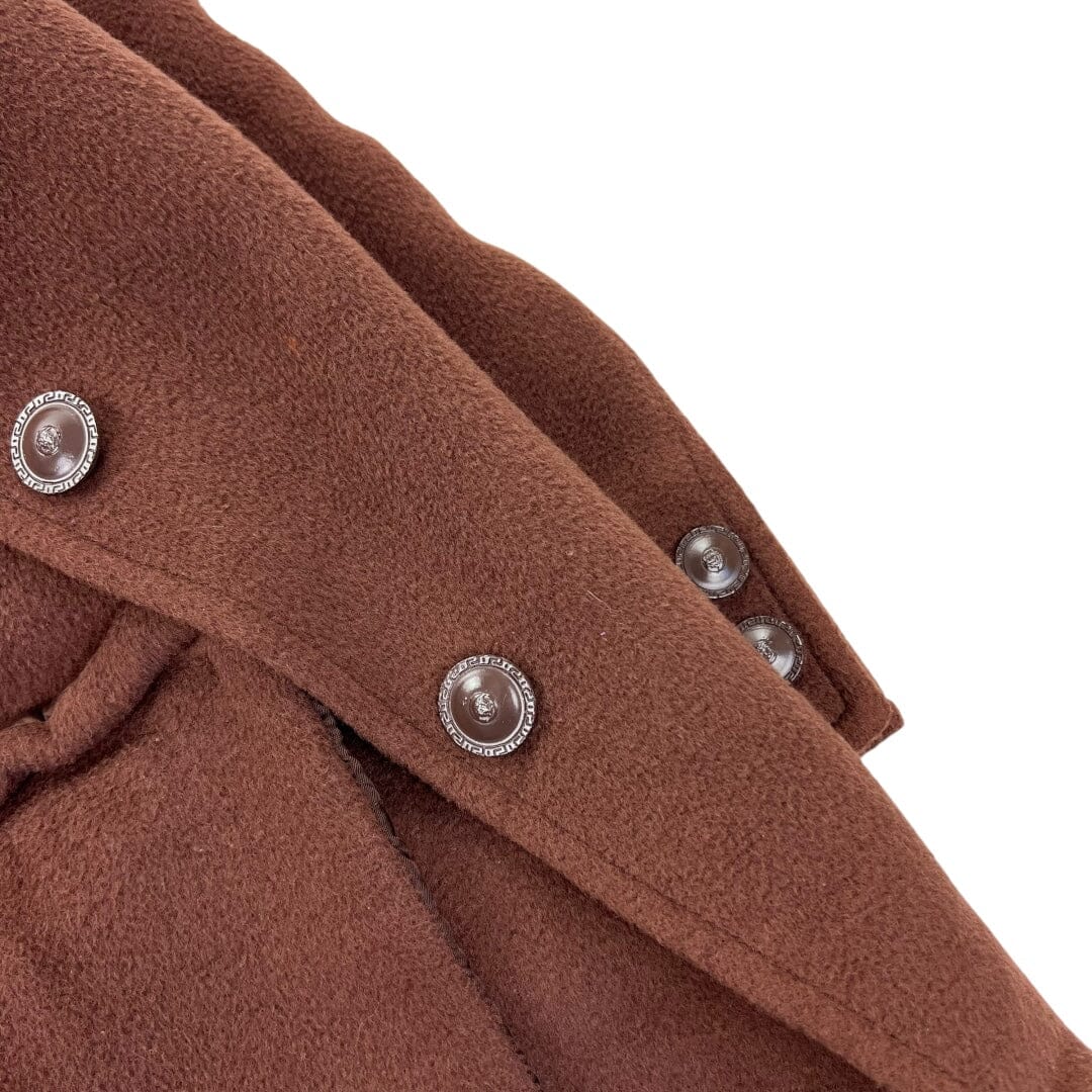 Gianni Versace Couture Cashmere Coat Jacket - Women M 42 Windbreakers Gianni Versace coat outerwear pufferseason second hand vintage shop österreich germany deutschland angebot daunenjacke winterjacke jacke