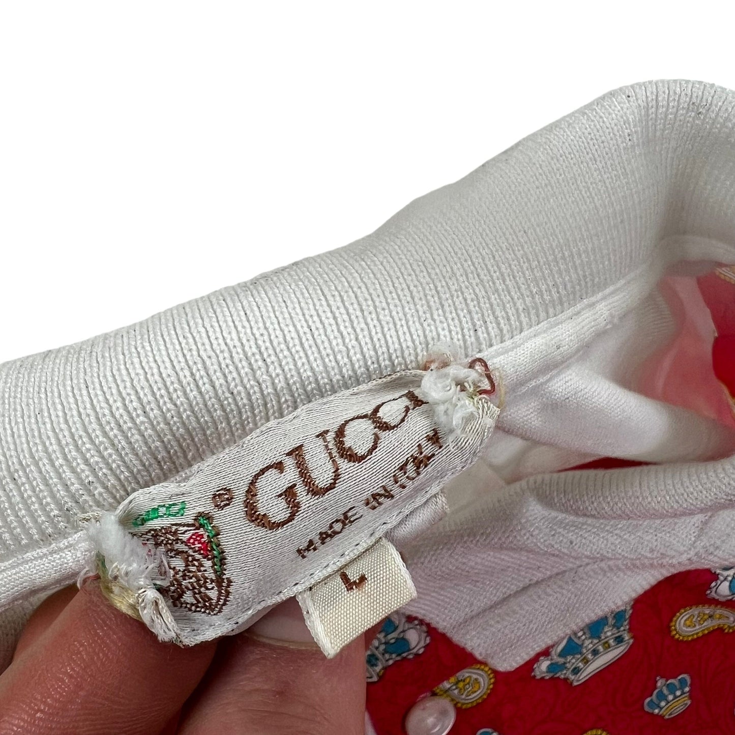 Gucci Vintage Polo Shirt T-Shirt - L Sweaters Gucci coat outerwear pufferseason second hand vintage shop österreich germany deutschland angebot daunenjacke winterjacke jacke