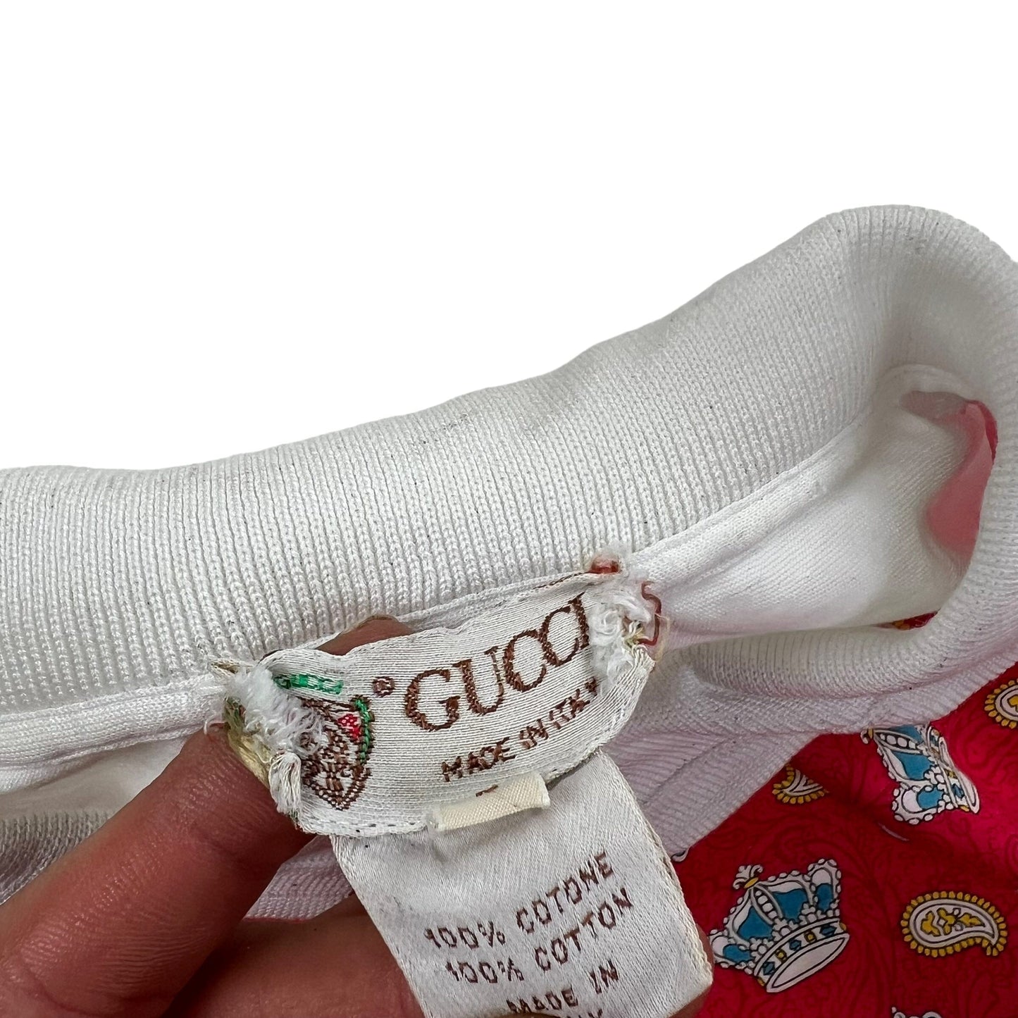 Gucci Vintage Polo Shirt T-Shirt - L Sweaters Gucci coat outerwear pufferseason second hand vintage shop österreich germany deutschland angebot daunenjacke winterjacke jacke