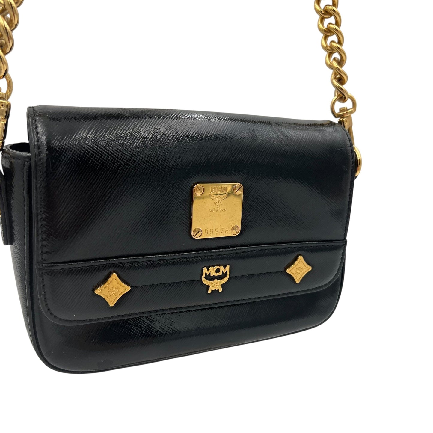 MCM Mini Handle Bag Evening Bag Designer Bags MCM coat outerwear pufferseason second hand vintage shop österreich germany deutschland angebot daunenjacke winterjacke jacke