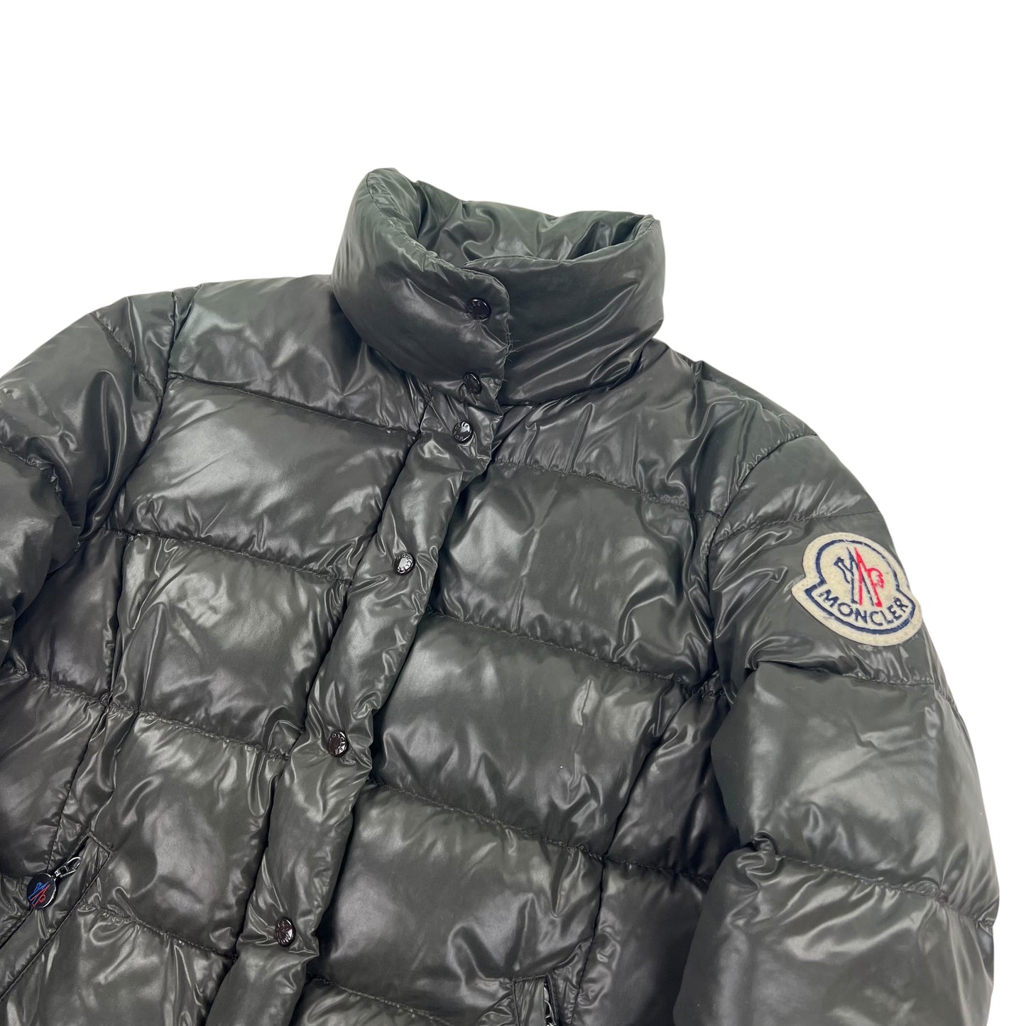 Moncler Bady Puffer Jacket - Women M dark green Moncler Moncler coat outerwear pufferseason second hand vintage shop österreich germany deutschland angebot daunenjacke winterjacke jacke