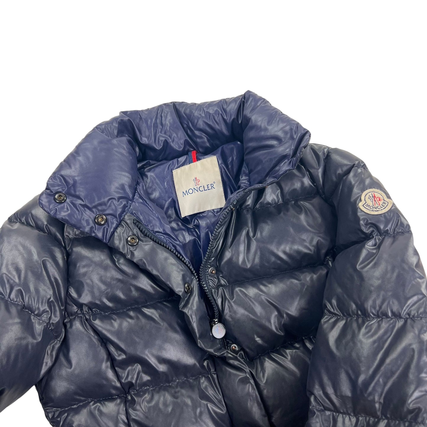 Moncler Bady Puffer Jacket - Women M navy Moncler Moncler coat outerwear pufferseason second hand vintage shop österreich germany deutschland angebot daunenjacke winterjacke jacke