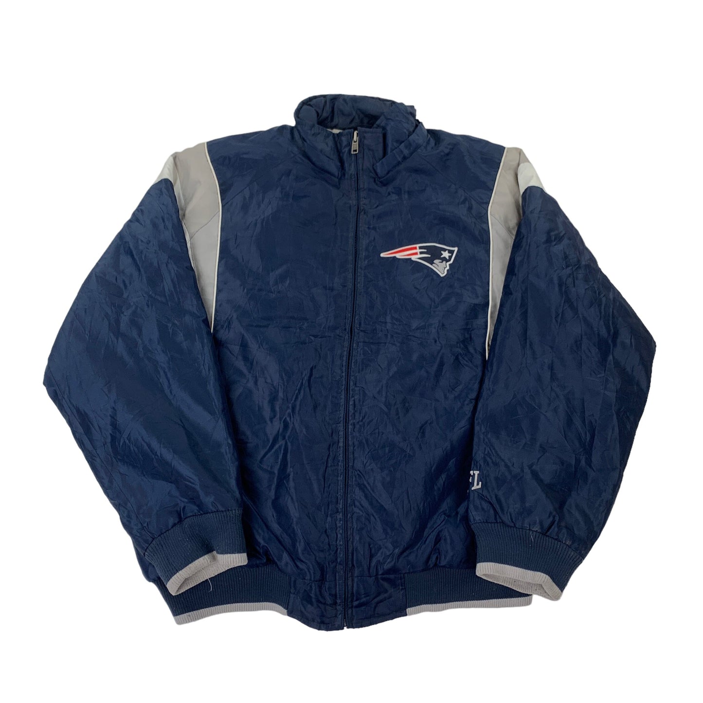 NFL New England Patriots Windbreaker Jacket - XL Windbreakers NFL coat outerwear pufferseason second hand vintage shop österreich germany deutschland angebot daunenjacke winterjacke jacke