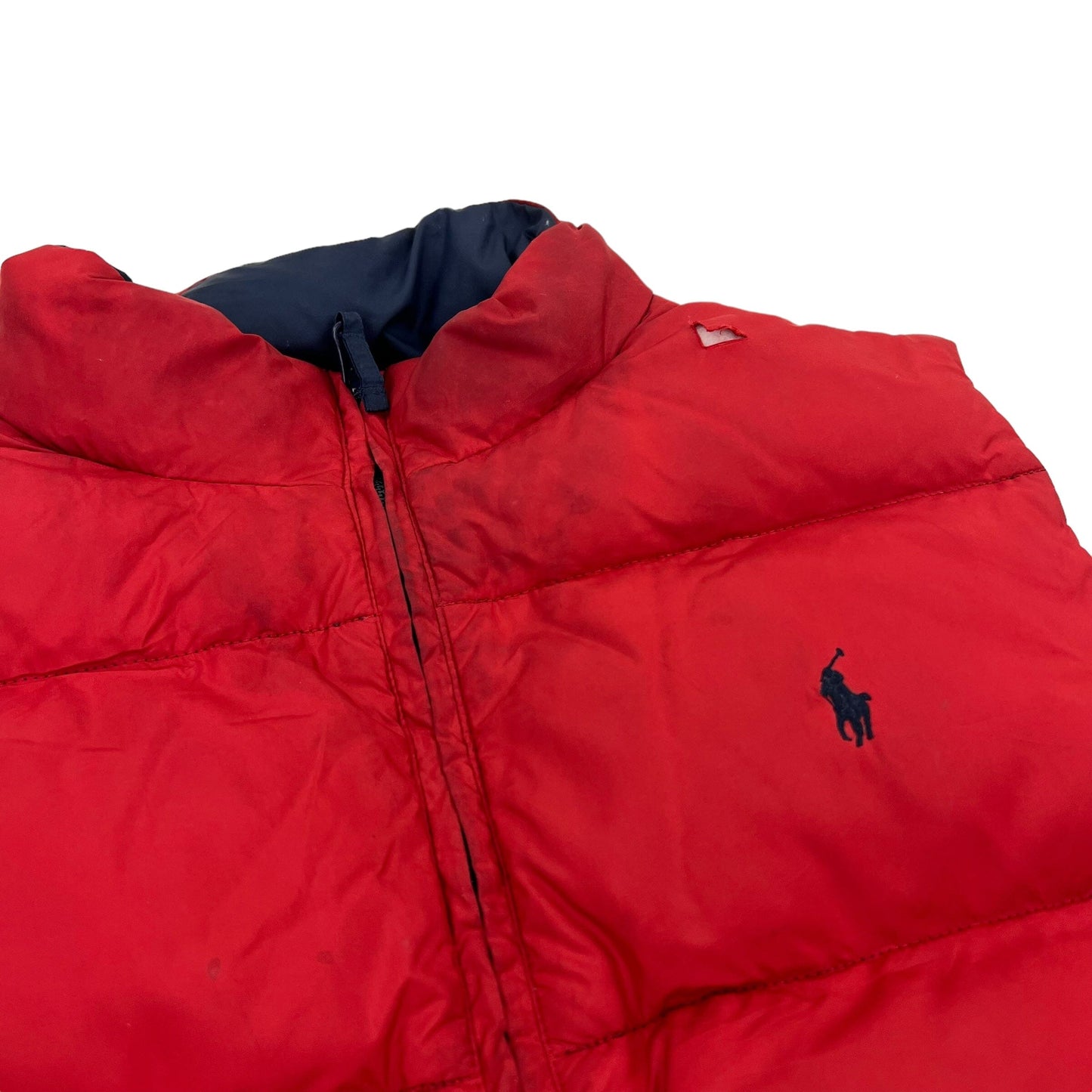 Polo Ralph Lauren Reversible Puffer Vest Gilet - XS (Kids L) Ralph Lauren Ralph Lauren coat outerwear pufferseason second hand vintage shop österreich germany deutschland angebot daunenjacke winterjacke jacke