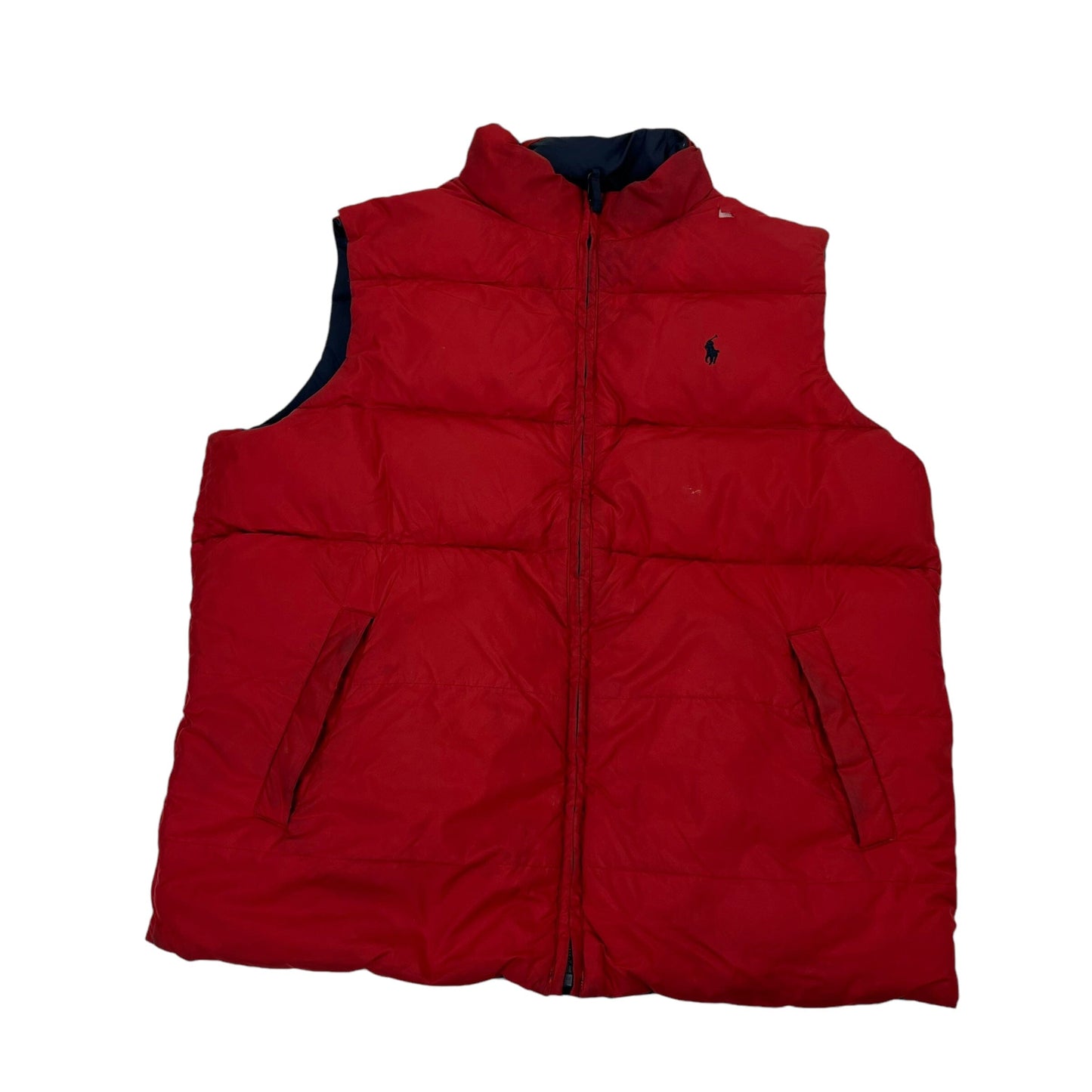 Polo Ralph Lauren Reversible Puffer Vest Gilet - XS (Kids L) Ralph Lauren Ralph Lauren coat outerwear pufferseason second hand vintage shop österreich germany deutschland angebot daunenjacke winterjacke jacke