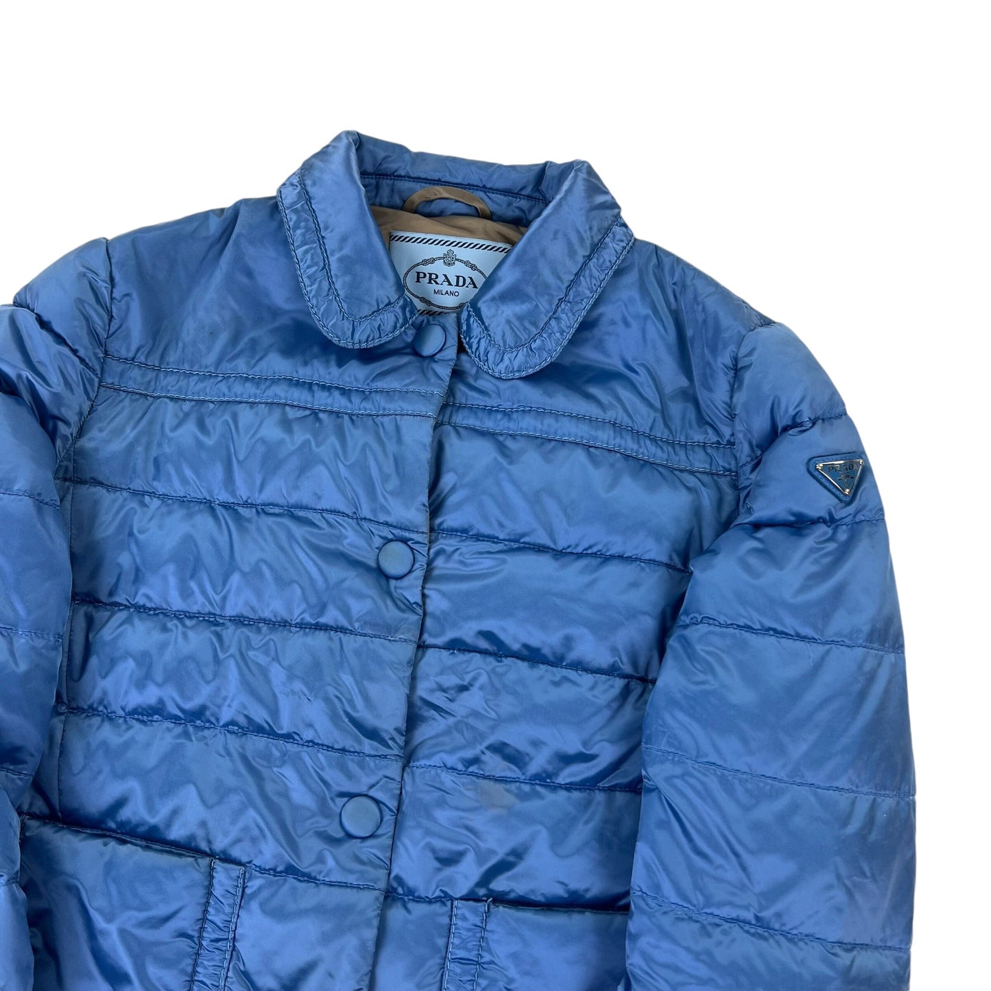 Prada Milano Light Puffer Coat - Women XS Designer Puffer Prada coat outerwear pufferseason second hand vintage shop österreich germany deutschland angebot daunenjacke winterjacke jacke