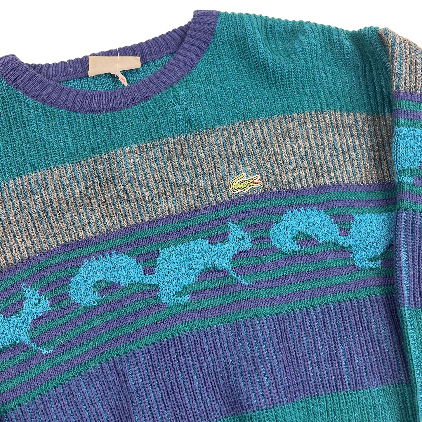 Rare Lacoste Squirrel Sweater - Women M Lacoste coat outerwear pufferseason second hand vintage shop österreich germany deutschland angebot daunenjacke winterjacke jacke