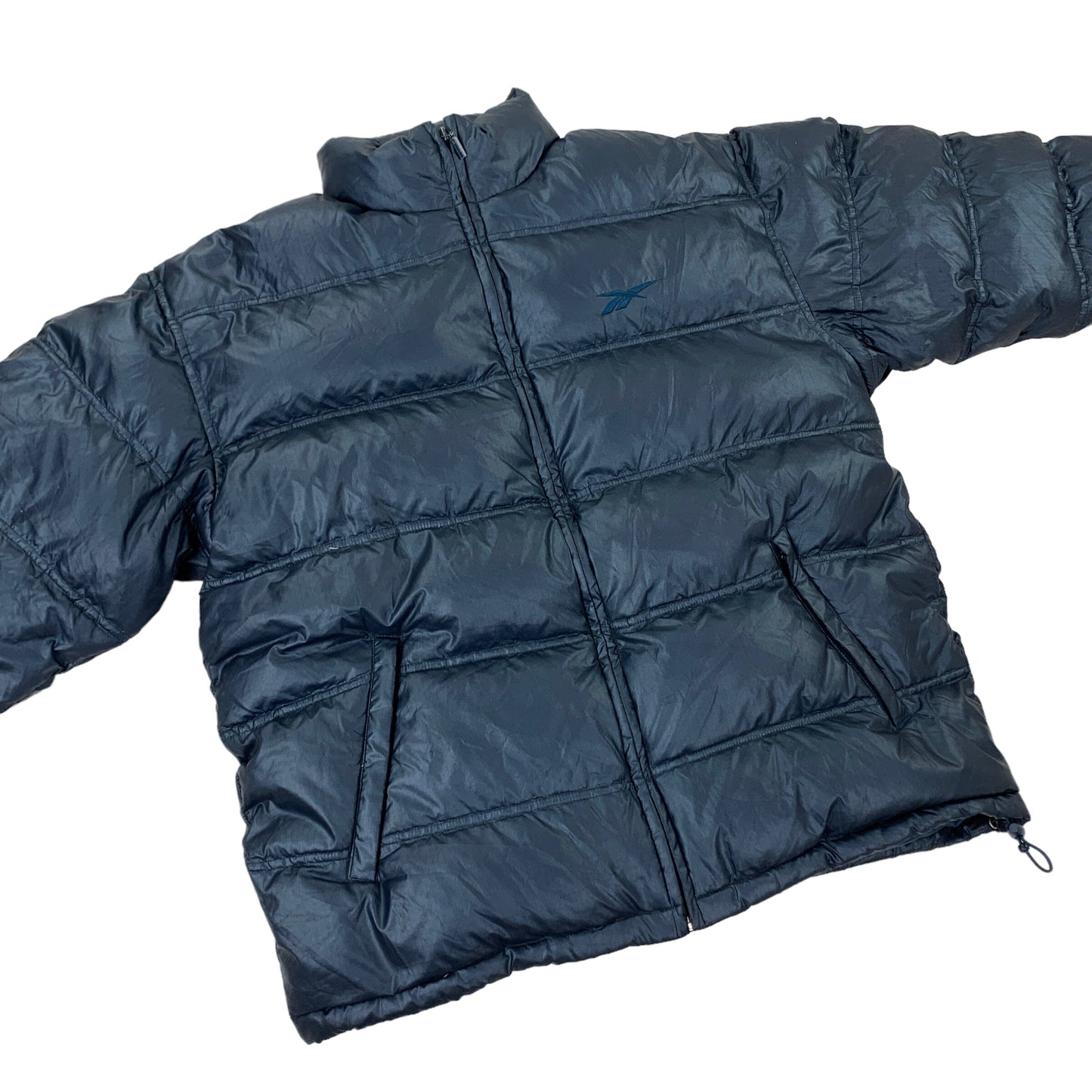 Reebok Shiny Puffer - S fits L Other Brands Reebok coat outerwear pufferseason second hand vintage shop österreich germany deutschland angebot daunenjacke winterjacke jacke