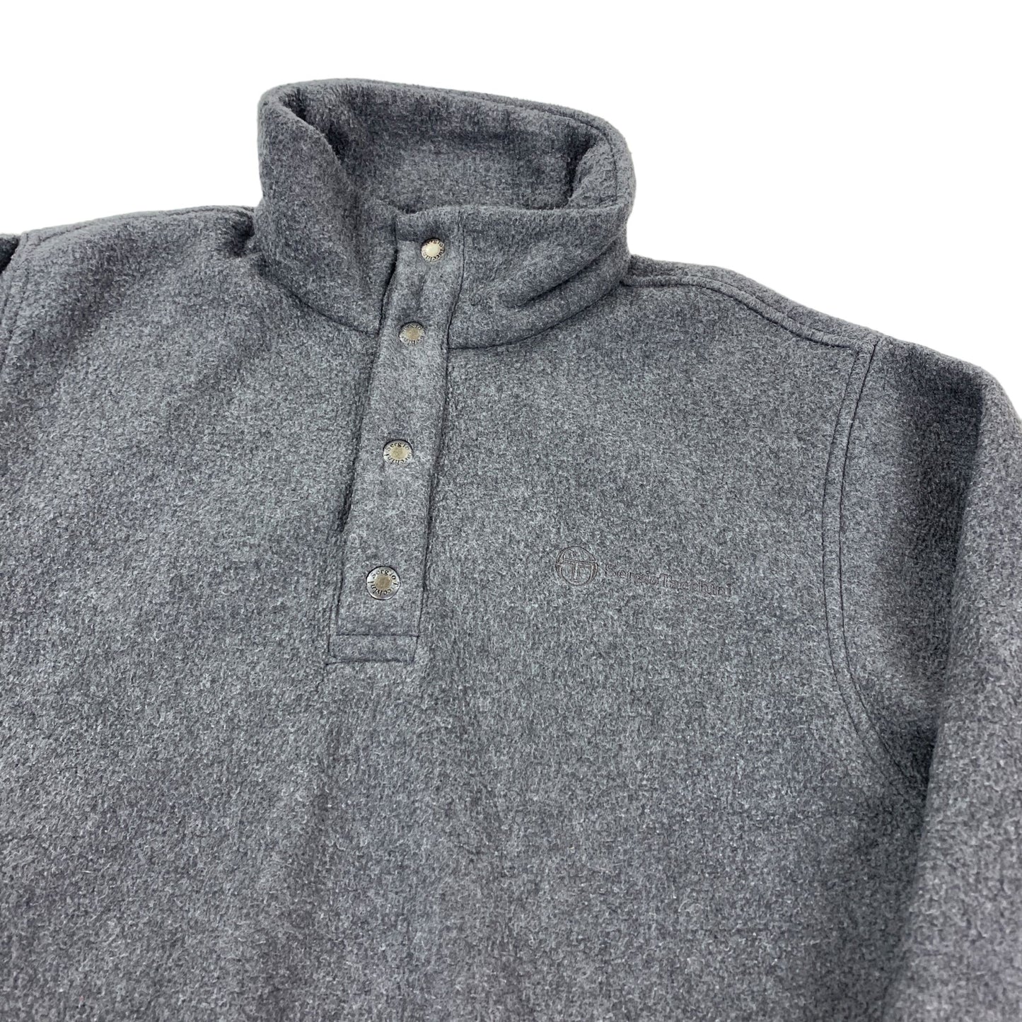 Sergio Tacchini Fleece Sweater - L Sweaters Sergio Tacchini coat outerwear pufferseason second hand vintage shop österreich germany deutschland angebot daunenjacke winterjacke jacke