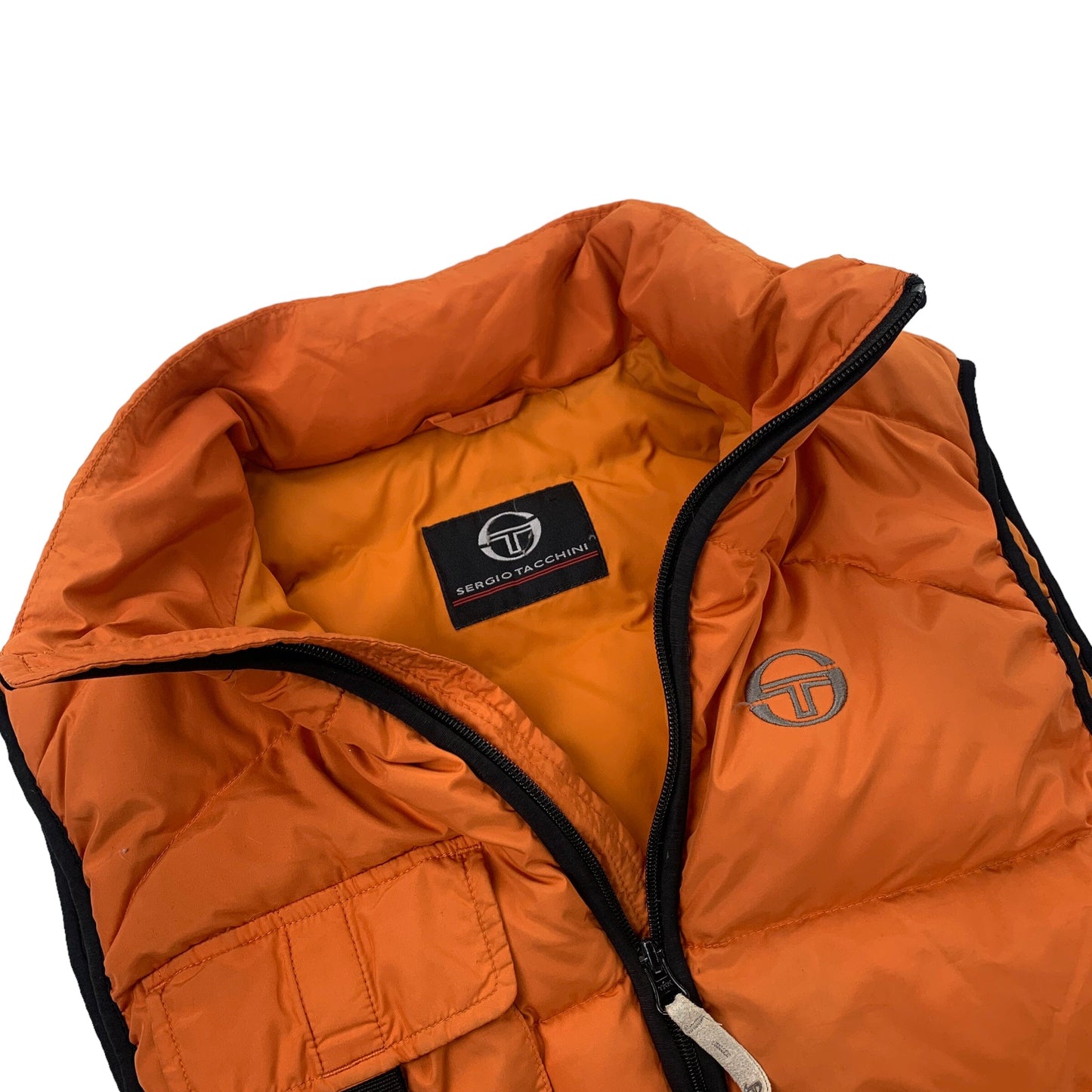 Sergio Tacchini Puffer Vest / Gilet - S Other Brands Sergio Tacchini coat outerwear pufferseason second hand vintage shop österreich germany deutschland angebot daunenjacke winterjacke jacke