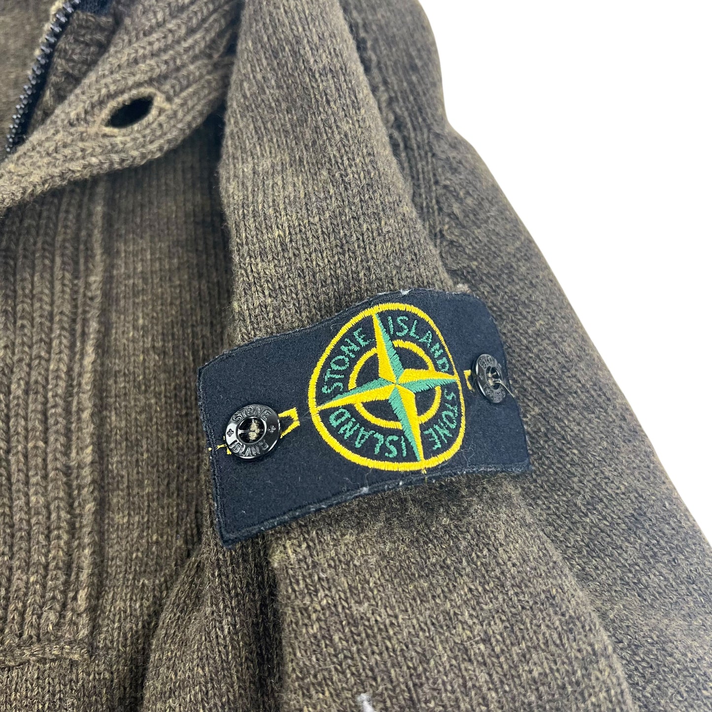 Stone Island 1/4 Button Up Sweater - S Sweaters Stone Island coat outerwear pufferseason second hand vintage shop österreich germany deutschland angebot daunenjacke winterjacke jacke
