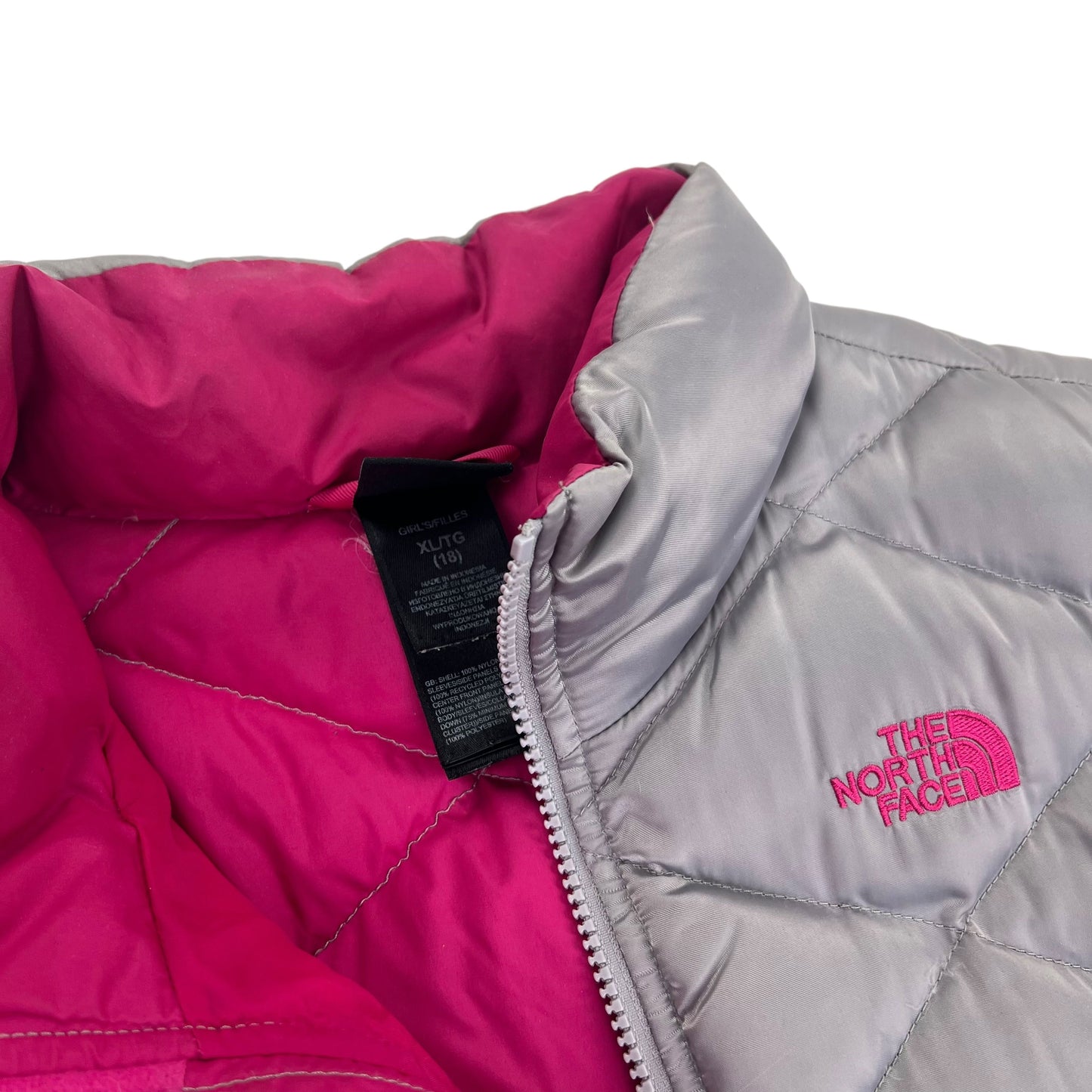 The North Face 550 Puffer Light Jacket - Girls XL The North Face The North Face coat outerwear pufferseason second hand vintage shop österreich germany deutschland angebot daunenjacke winterjacke jacke