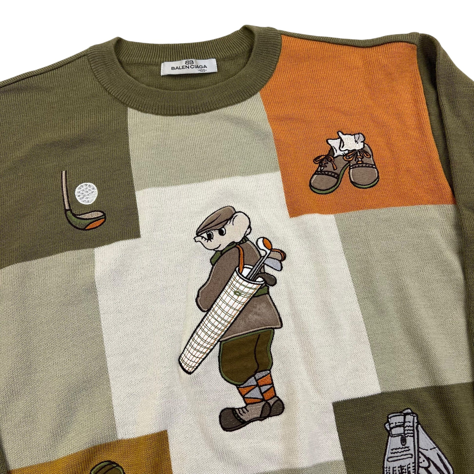 Vintage Balenciaga Golf Sweater - S Sweaters balenca coat outerwear pufferseason second hand vintage shop österreich germany deutschland angebot daunenjacke winterjacke jacke