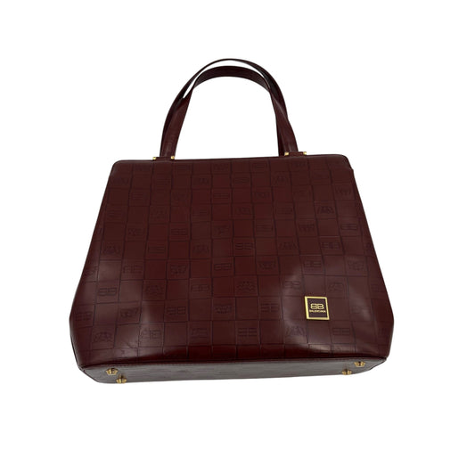 Vintage Balenciaga Paris Burgundy Bag Handle Handtasche Designer Bags Balenciaga coat outerwear pufferseason second hand vintage shop österreich germany deutschland angebot daunenjacke winterjacke jacke